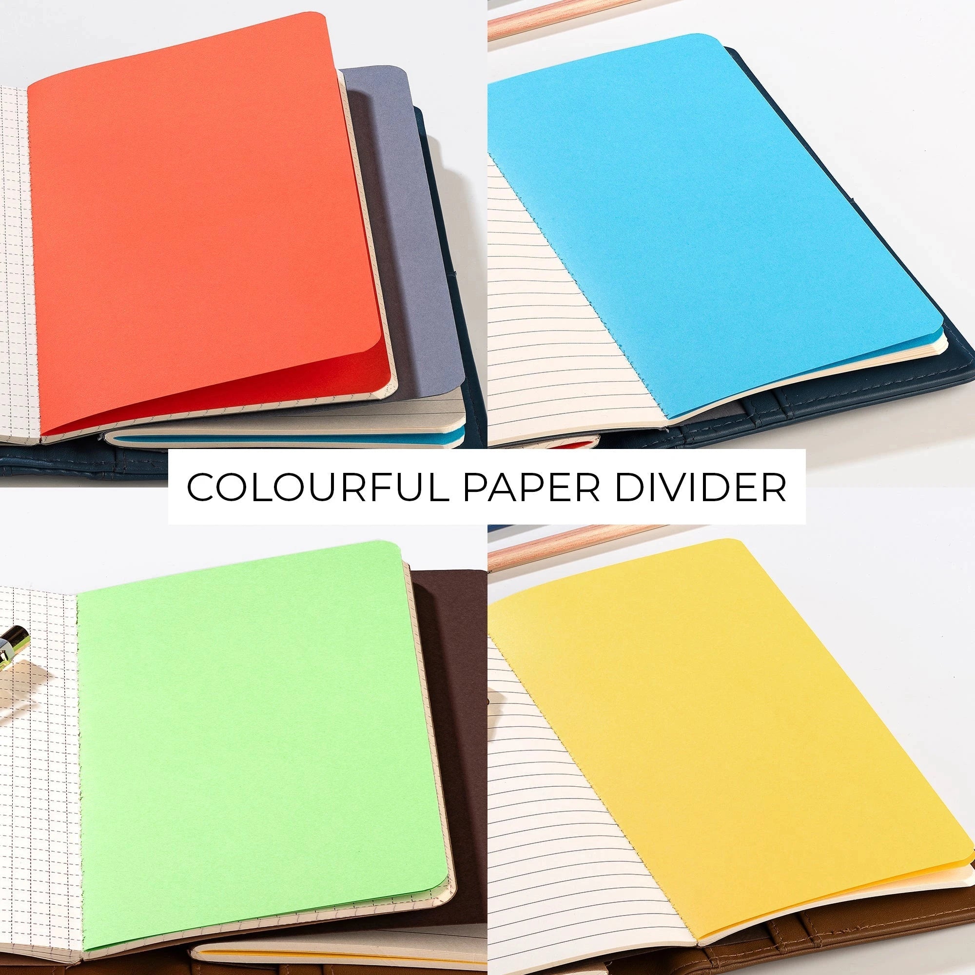 The Mini Melunge Luxury Pure Leather Notebook | Premium Leather Diary For Men & women | 100% Genuine Leather | Handmade Leather Journal - Blue Leather Talks