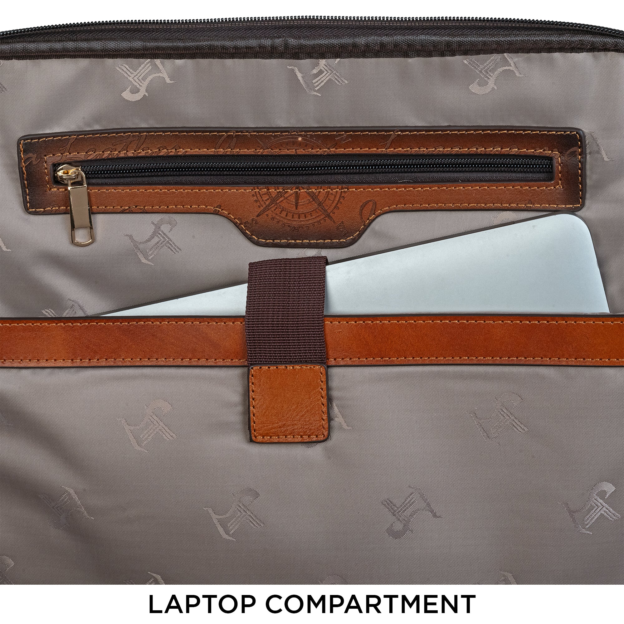 Condorium Premium Genuine Leather Travel Trolley Bag | Tan | TSA Lock | Spinner Wheels | Laptop Compartment | Handcrafted in Korea | Designed in Italy (20inch Horizontal) Leather Talks