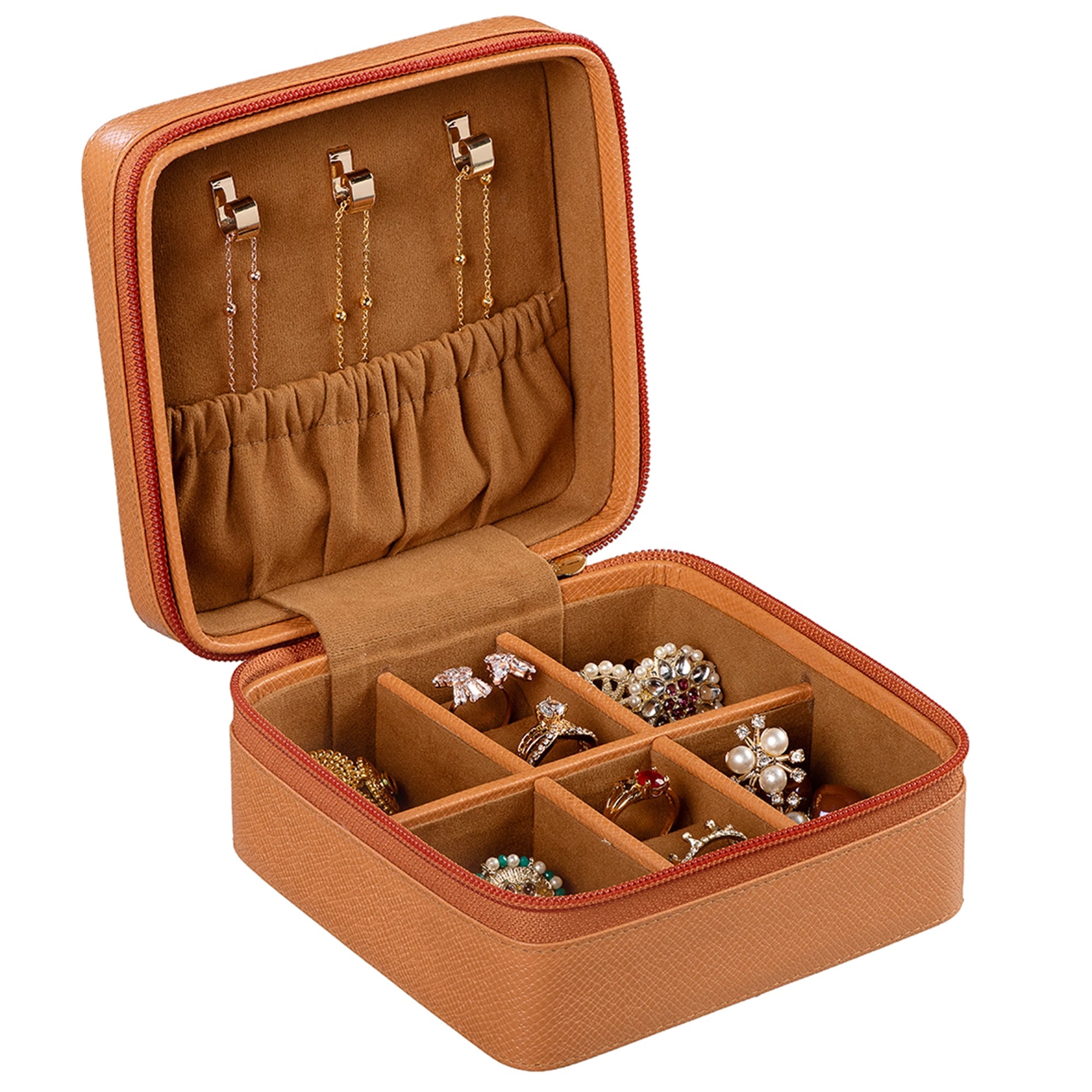 "Jewellery box
Leather travel jewellery case
Leather jewellery box
Travel friendly Jewellery case"