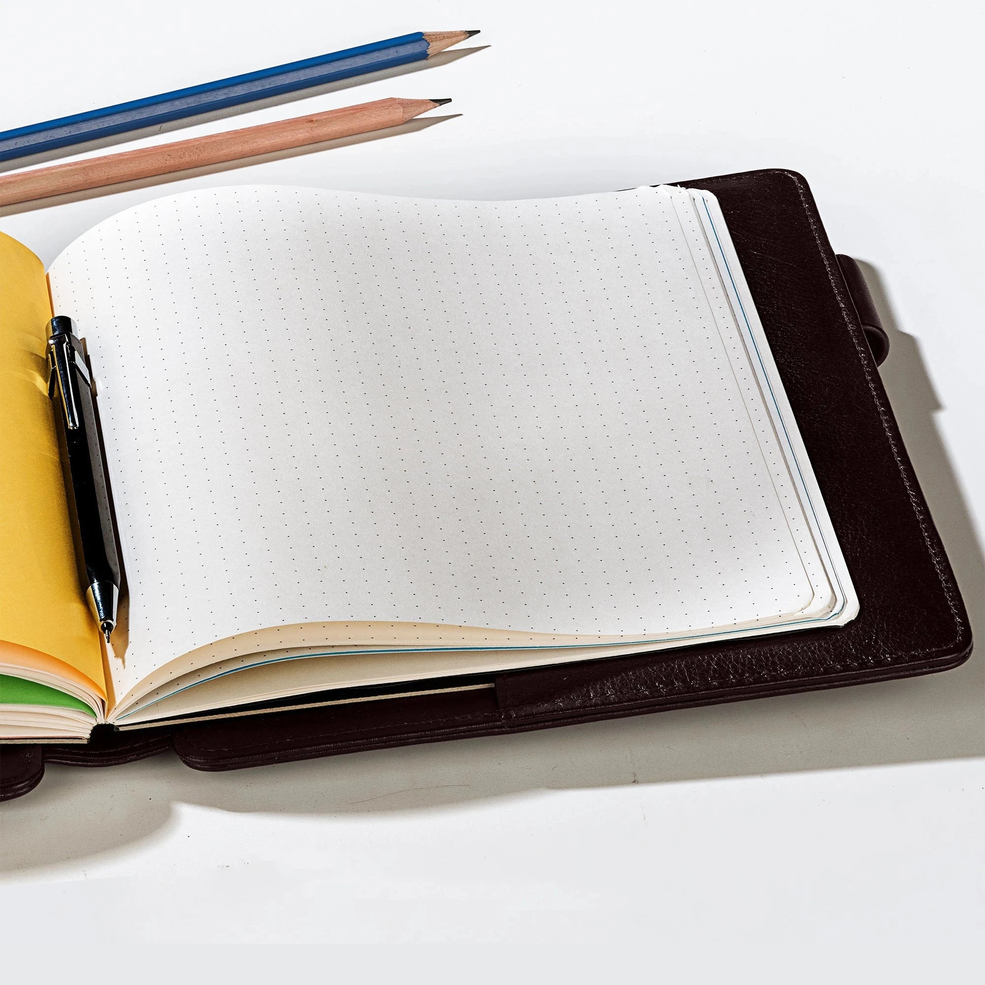 Corporate New Year Gift | Melunge Leather Diary For Men & Women | Genuine Leather Journal/Notebook | Color: Brown Leather Talks