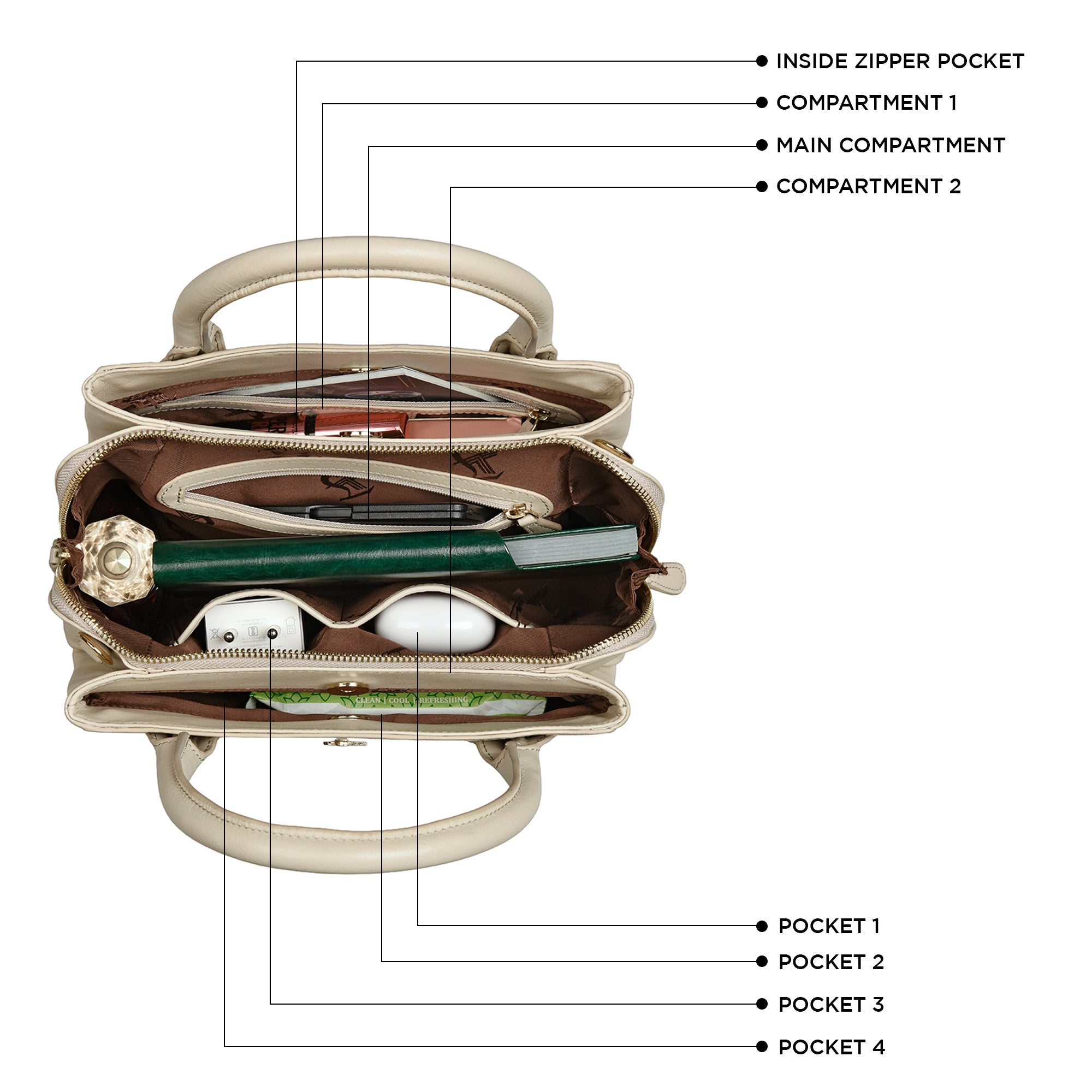 Premium Leather Handbag for Women | Genuine Croco Embossed Sling Bag |