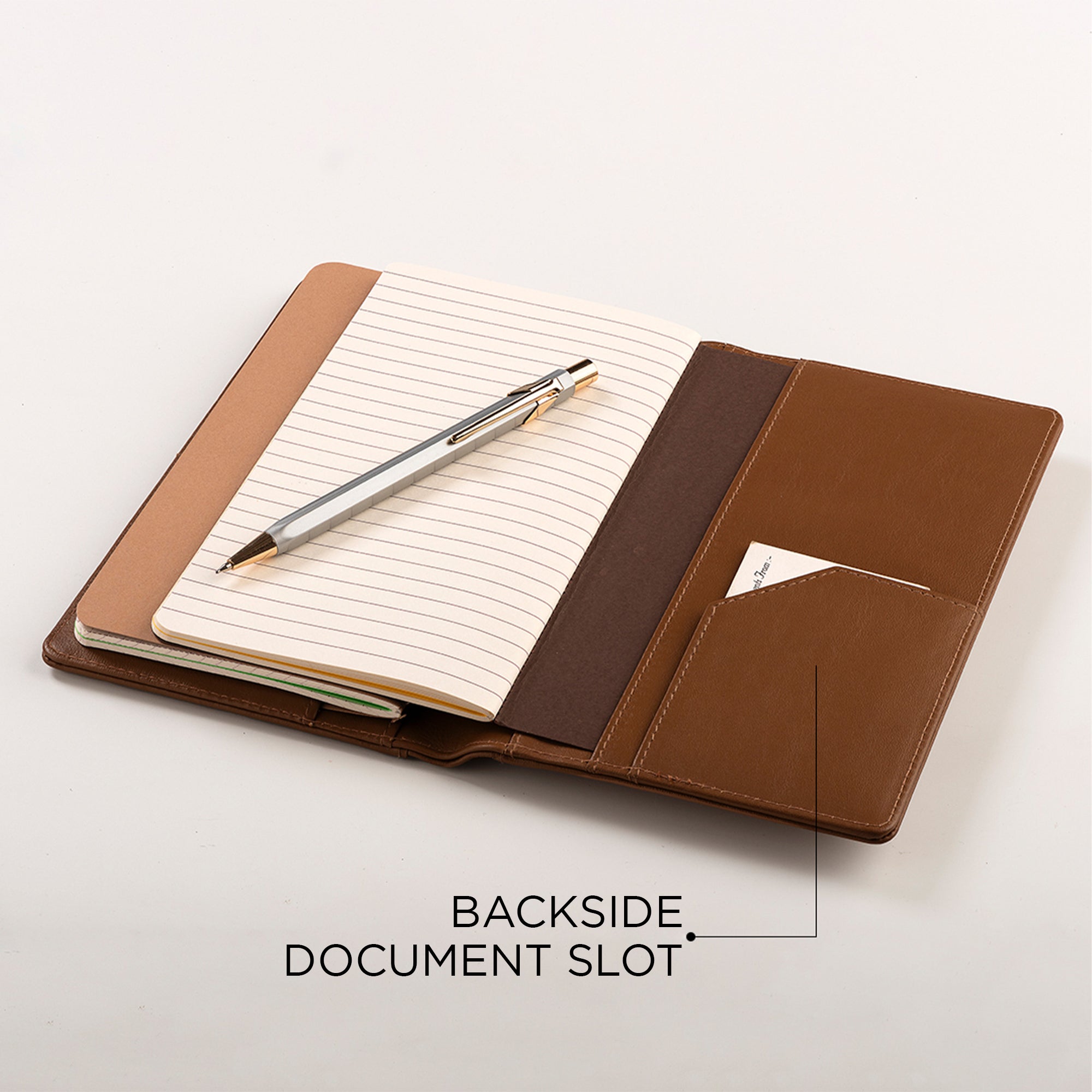 Corporate New Year Gift | The Mini Melunge Luxury Premium Leather Diary/Journal for Men & Women | Color: Tan Leather Talks