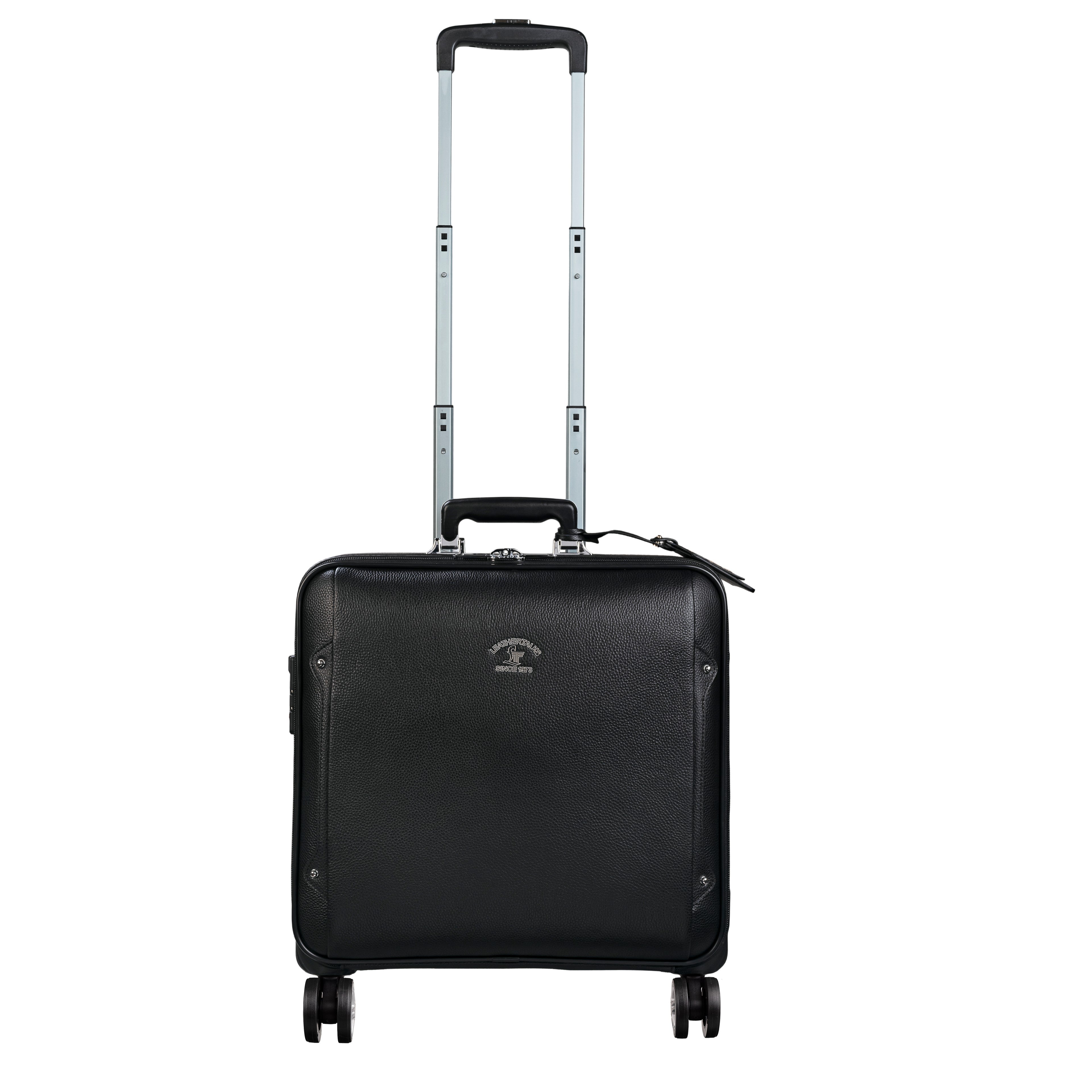 20inch Premium Genuine Leather Travel Trolley Bag
