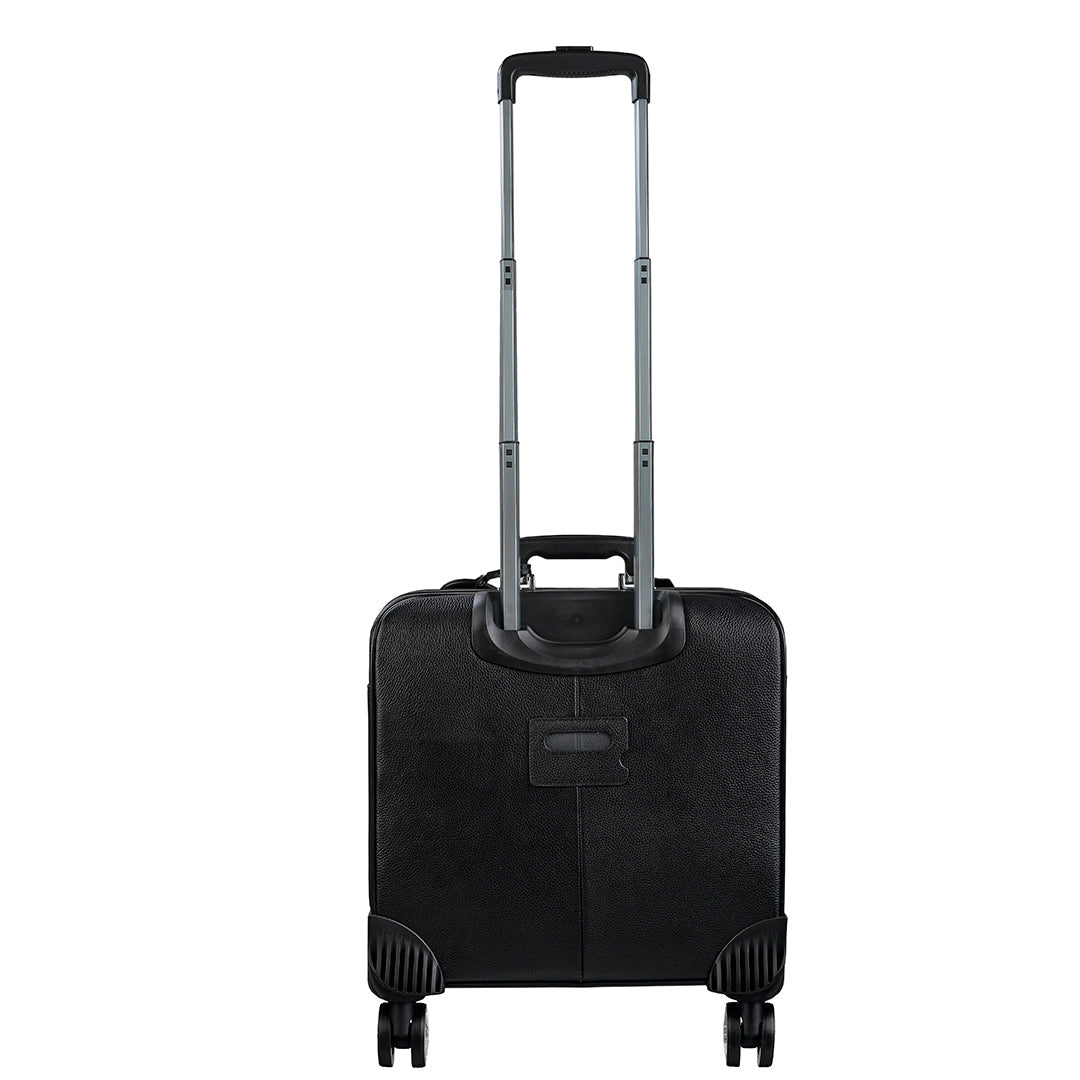 20inch Premium Genuine Leather Travel Trolley Bag