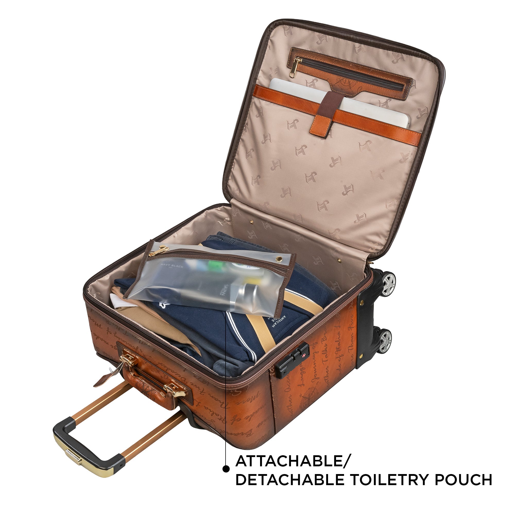 20inch Horizontal Condorium Premium Genuine Leather Travel