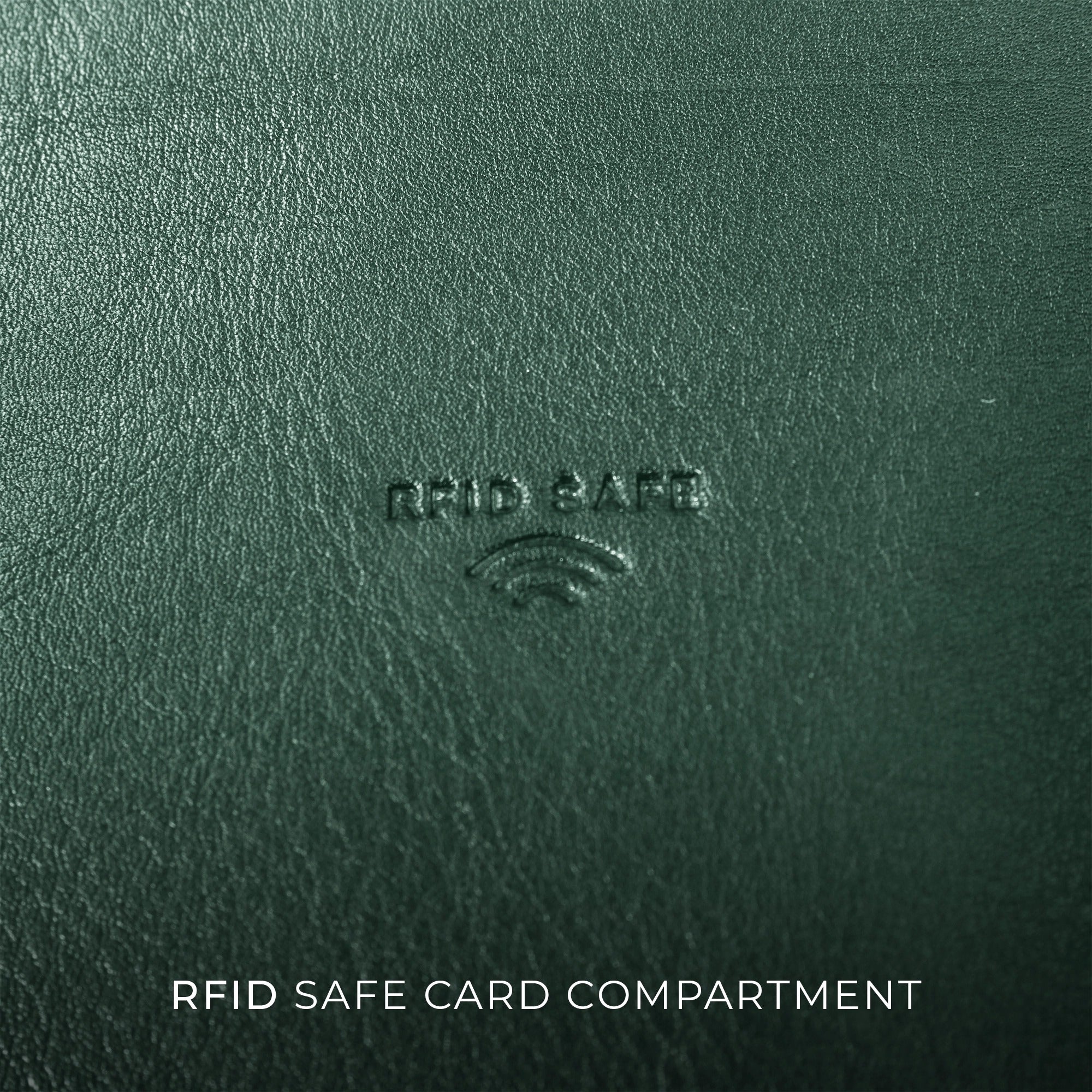Austin Bifold Stitchless Leather Wallet | Genuine Leather | RFID Safe | Colour: Green LeatherTalks