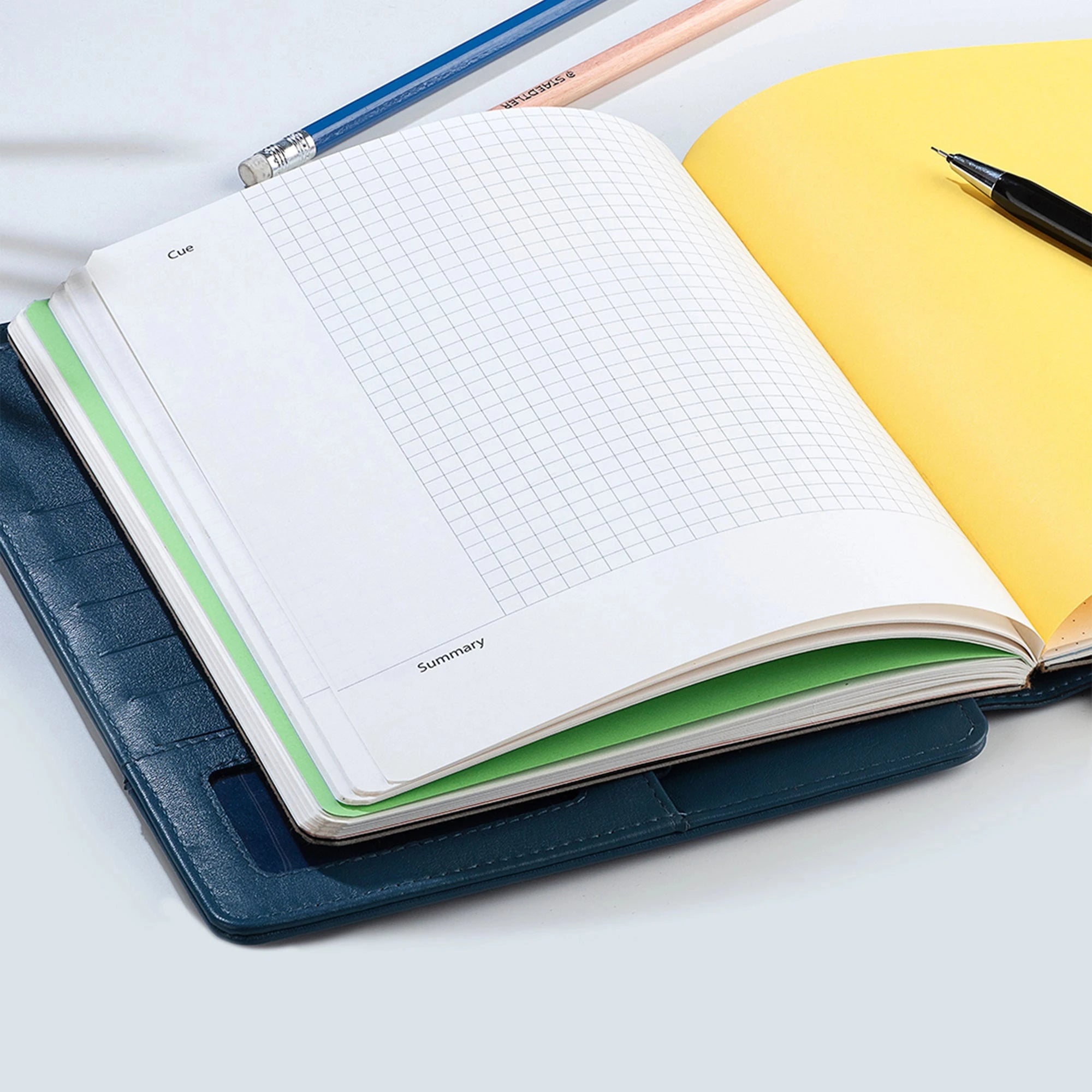 Melunge Leather Diary For Men & Women | Genuine Leather Handmade Journal / Notebook - Blue Leather Talks