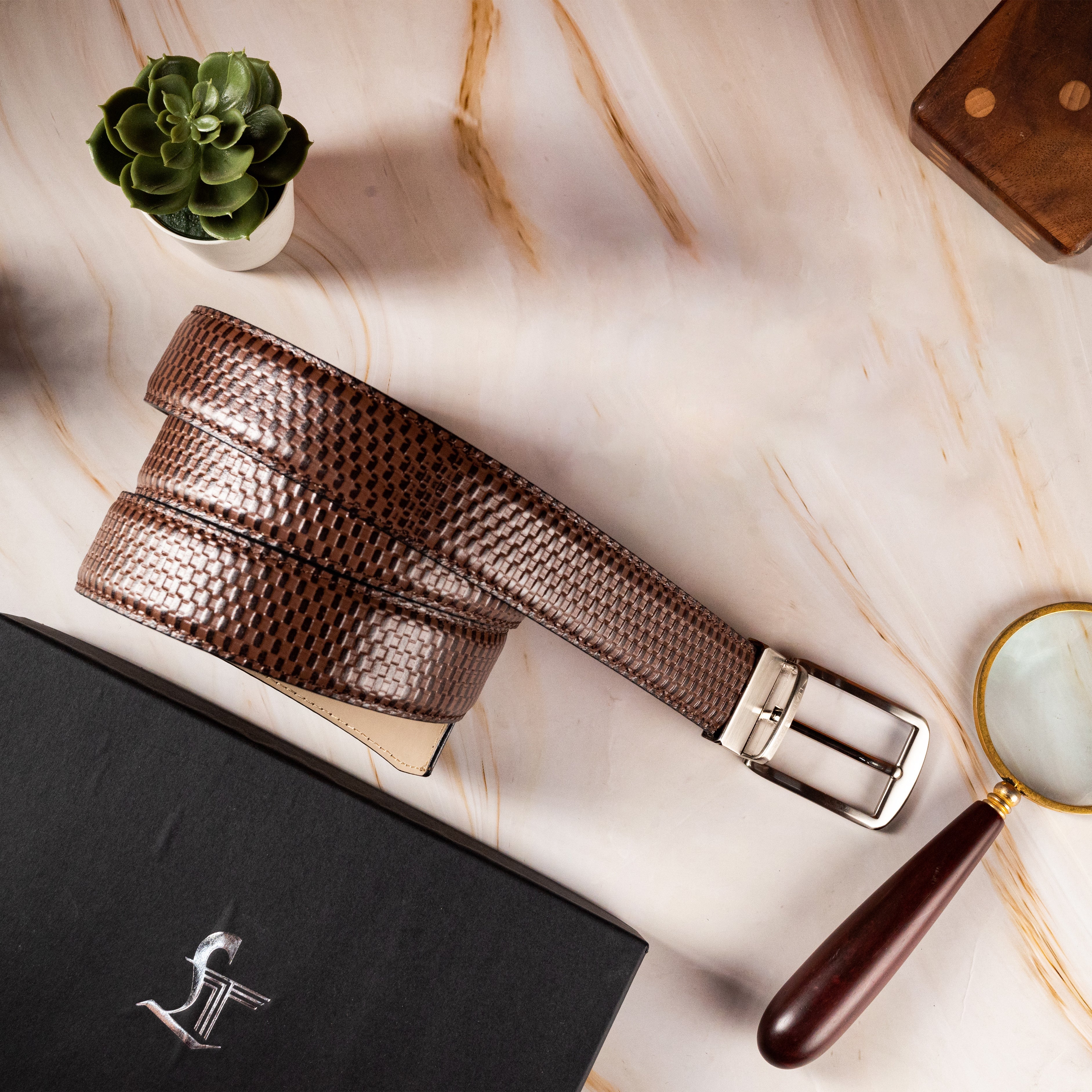 genuine leather expensive belt