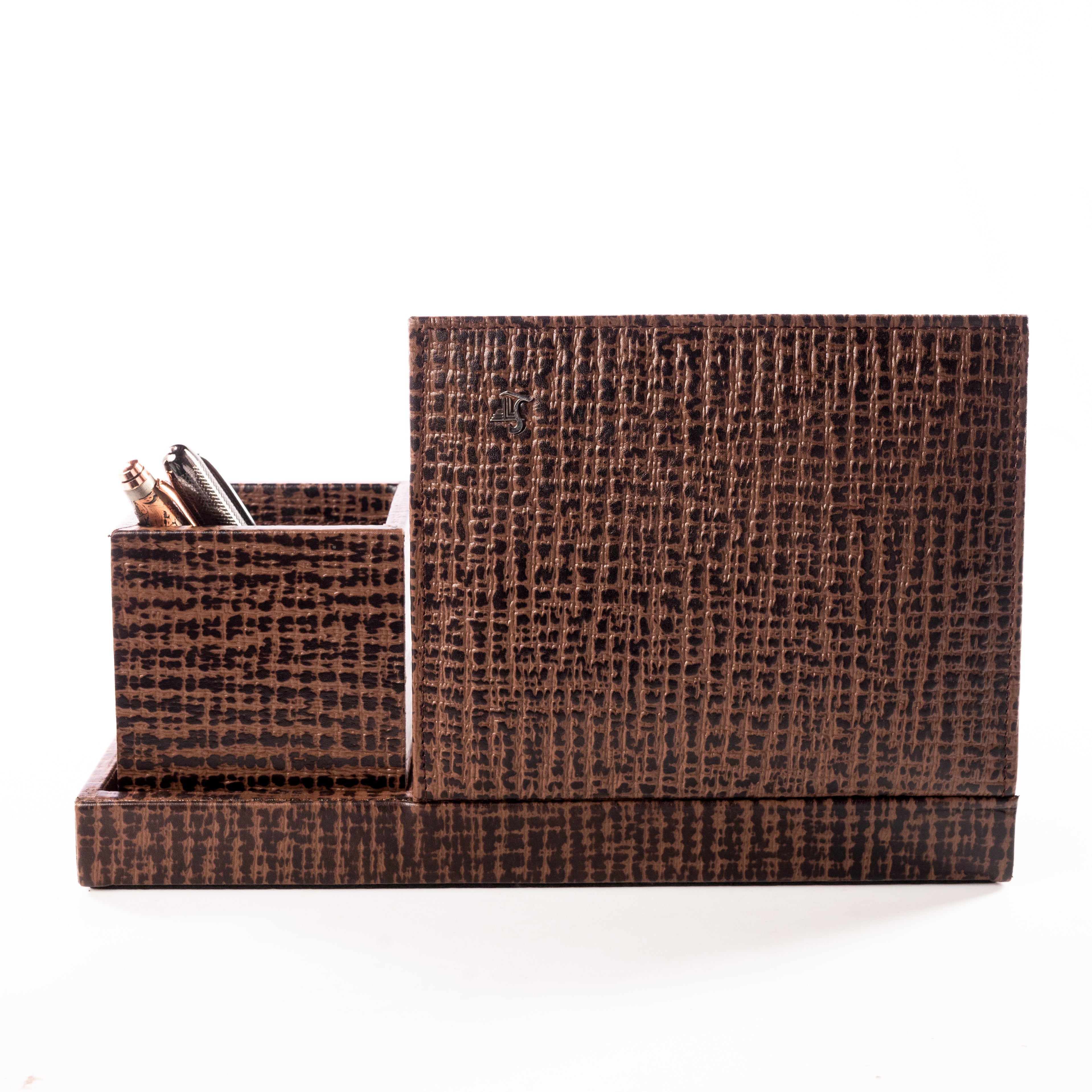 Leather Desk Pad and Stationery Set