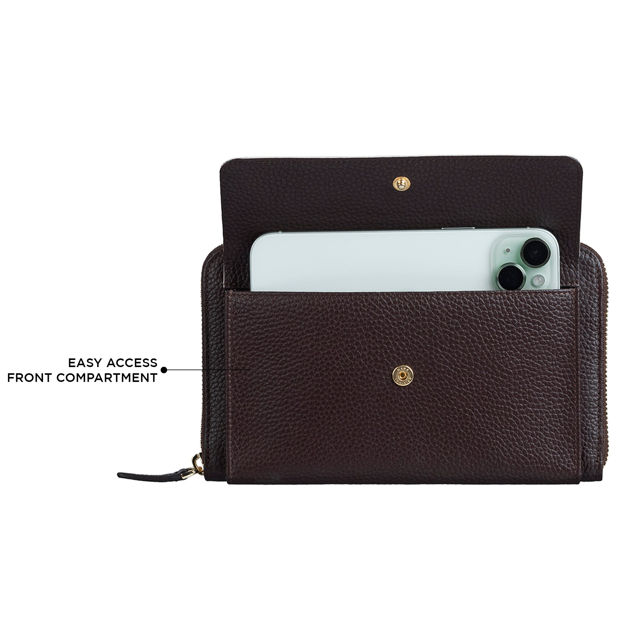 Enna Clutch cum Sling Leather Ladies Wallet | RFID Safe | Leather Talks Leather Talks | Specifications