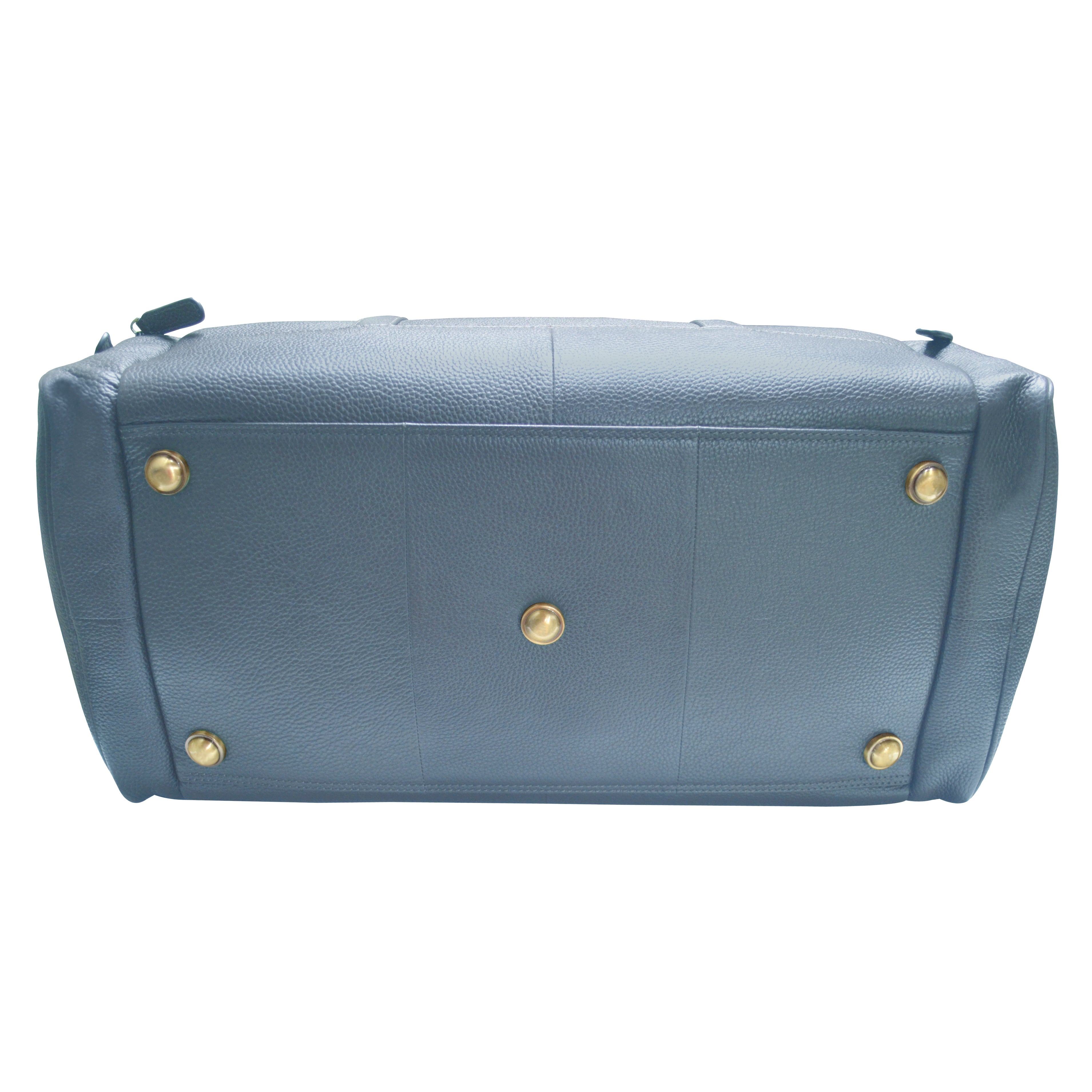 Bush Duffle Bag | Genuine Leather Travel Bag | Duffle Bag for Men | Color: Light Blue Leather Talks