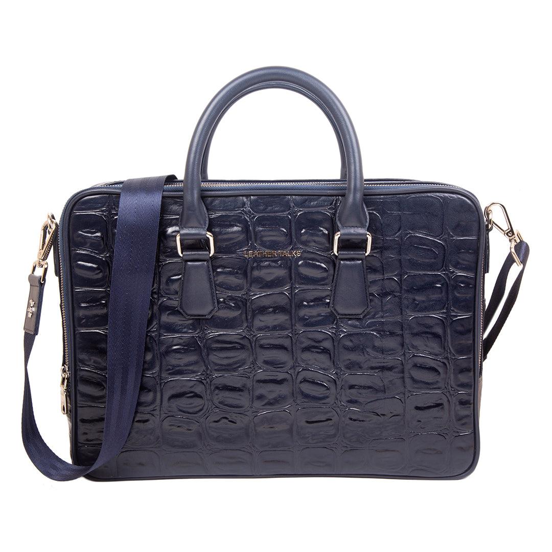 Great Dane | Genuine Leather | Leather Bag | Color : Blue
