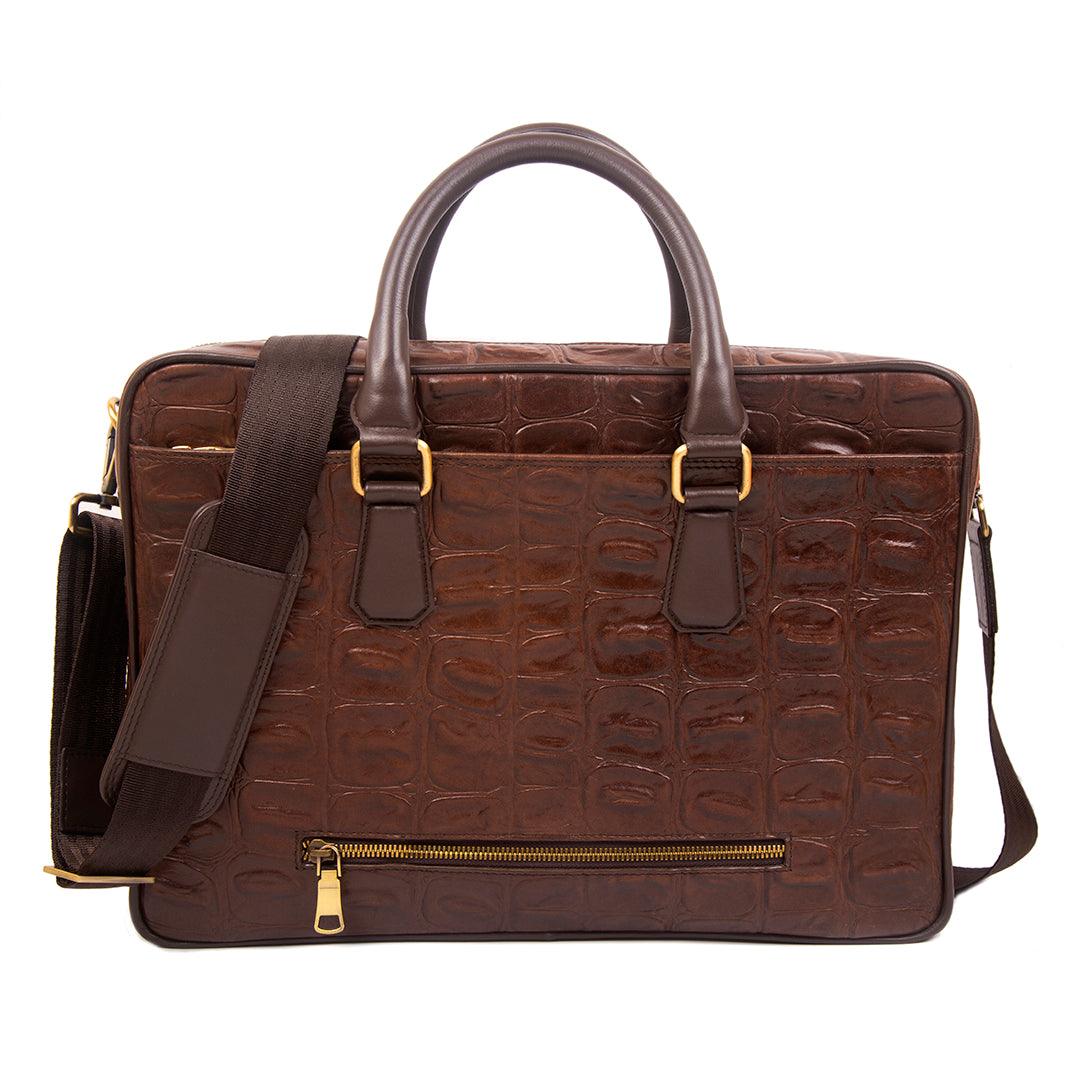 Great Dane | Genuine Leather | Folio Bag, Wallet & Belt Combo Set for Men | Color : Brown