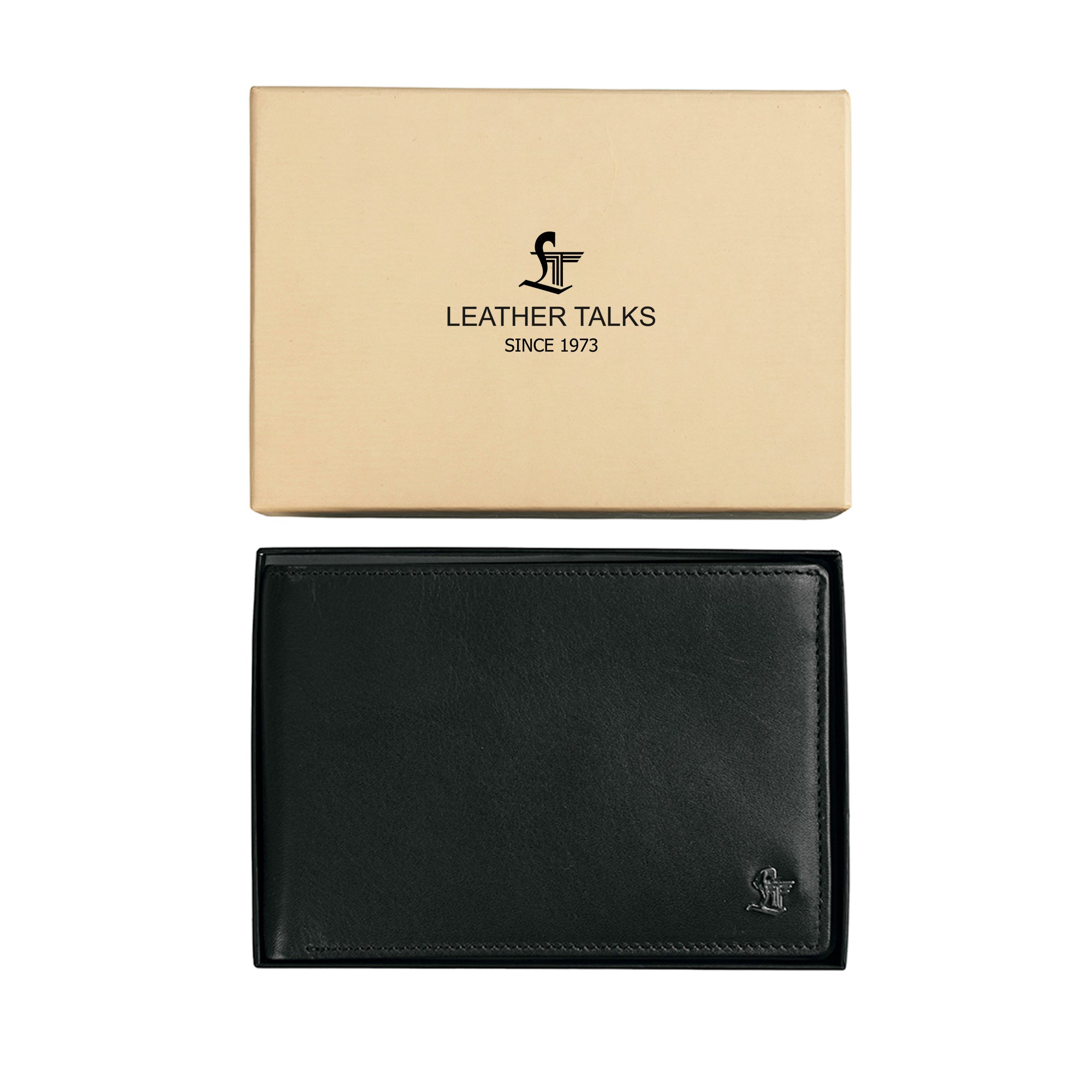 Leather Wallet for Men – Ideal for Passport and Cards