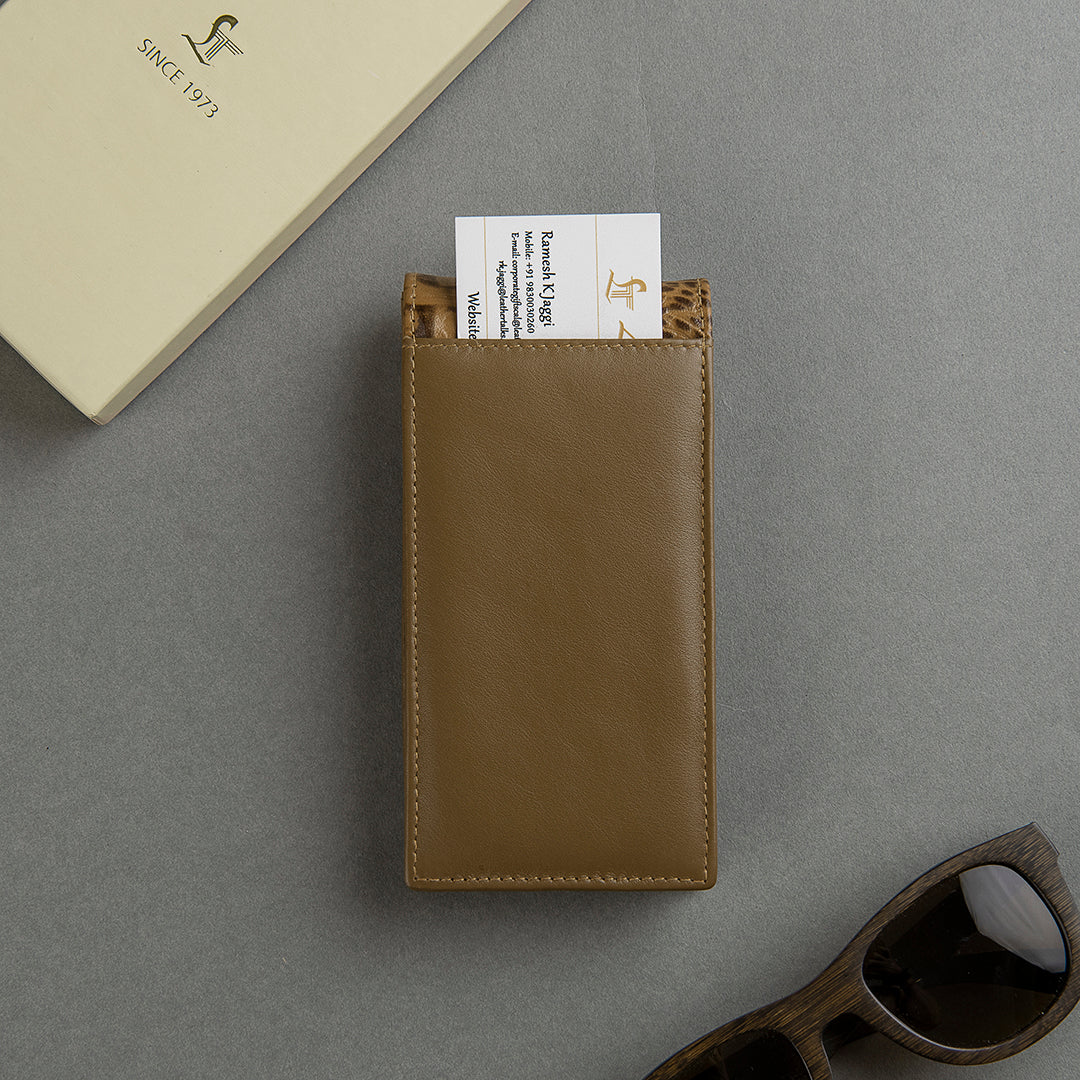 Spectacle Case | Goggle Case | Spectacle Case Leather | Color- Black, Tan LeatherTalks