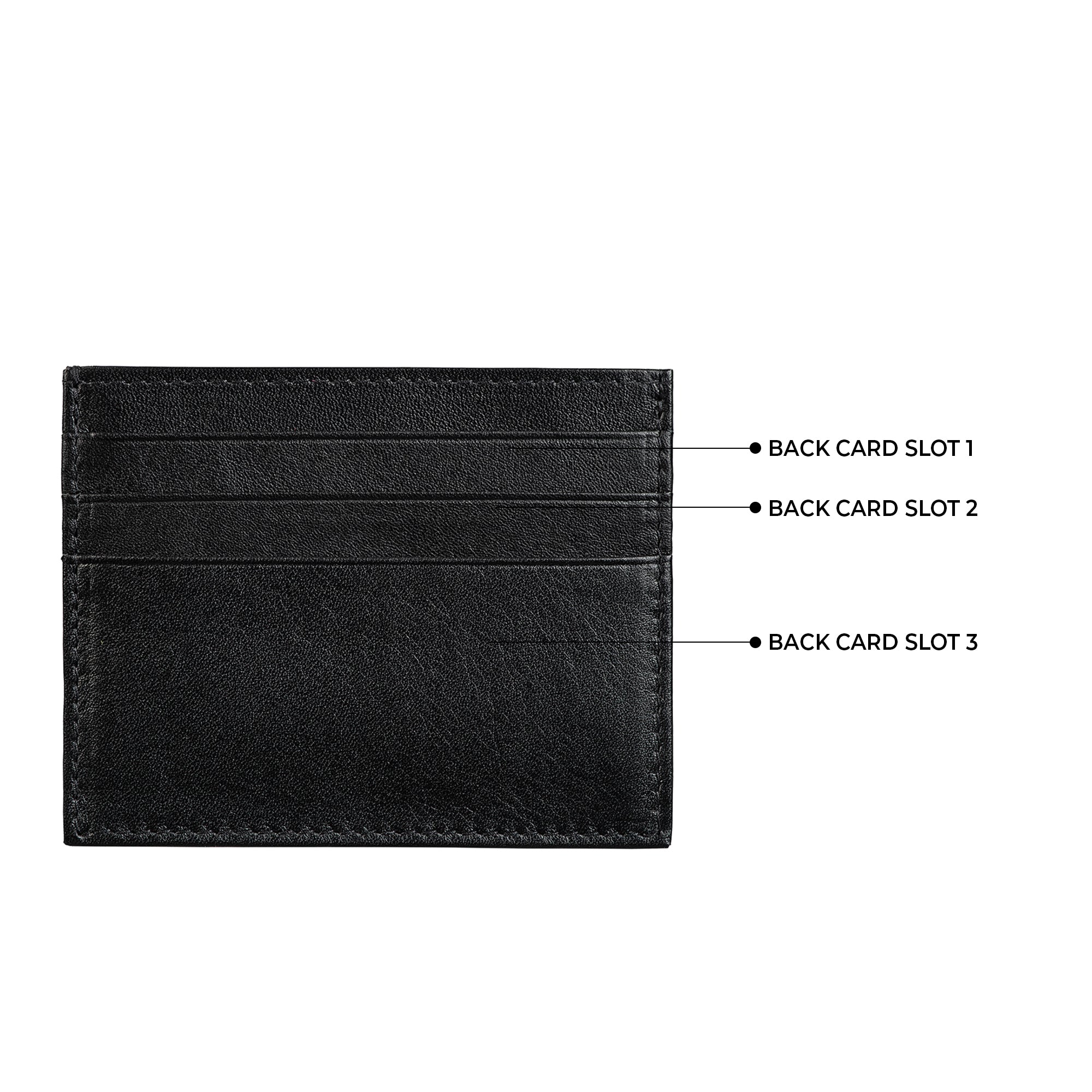 Premium leather card holder for secure storage – High-quality leather card holder that combines style and practicality, keeping your cards safe and organized.