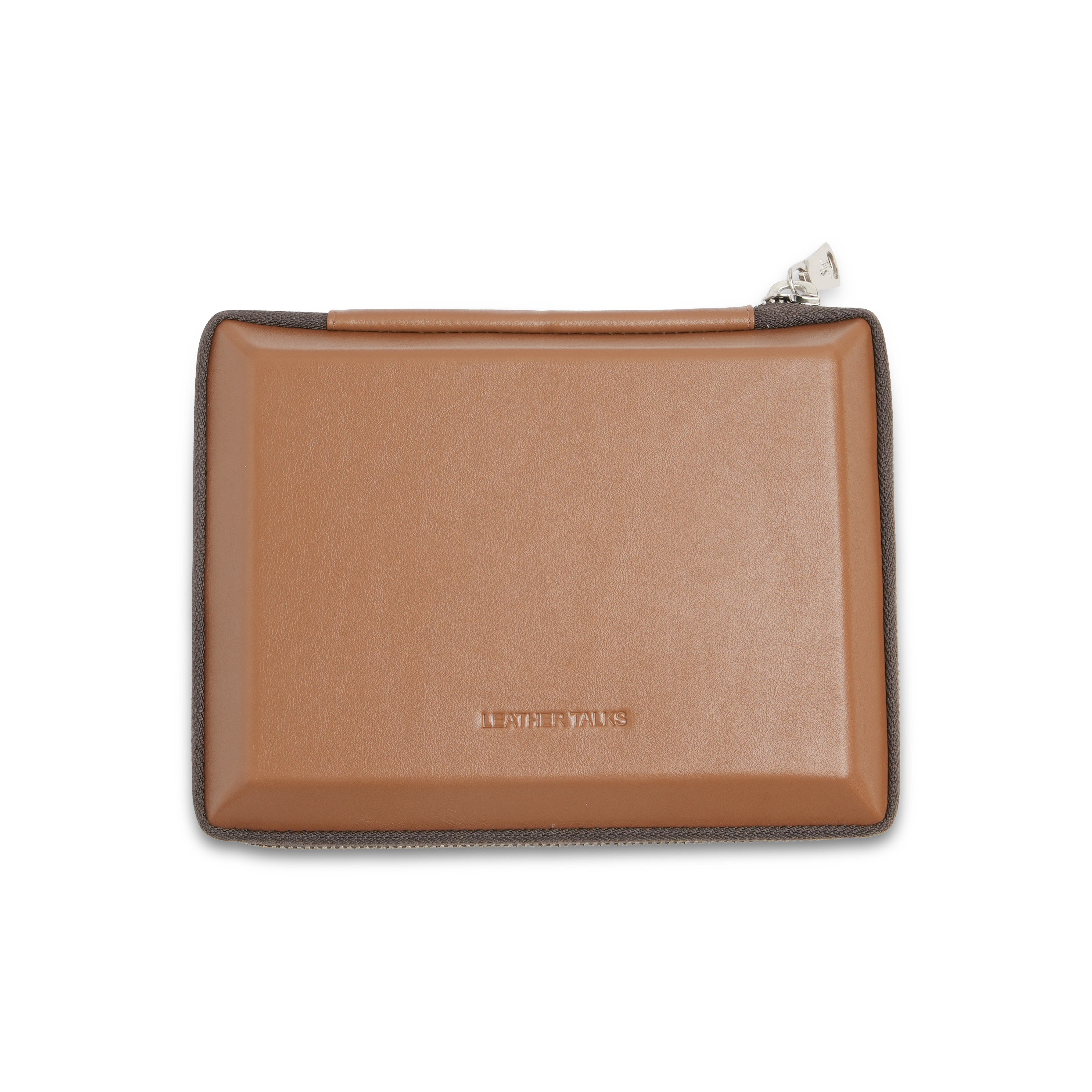 Set of II Combo Set | Harbinger Tech Kit & Mini Notebook | Genuine Leather Tech Organizer Case | Travel Cable Storage Bag | Luxury Electronic Accessories Pouch for Chargers, Wires & Gadgets | Color: Tan Leather Talks