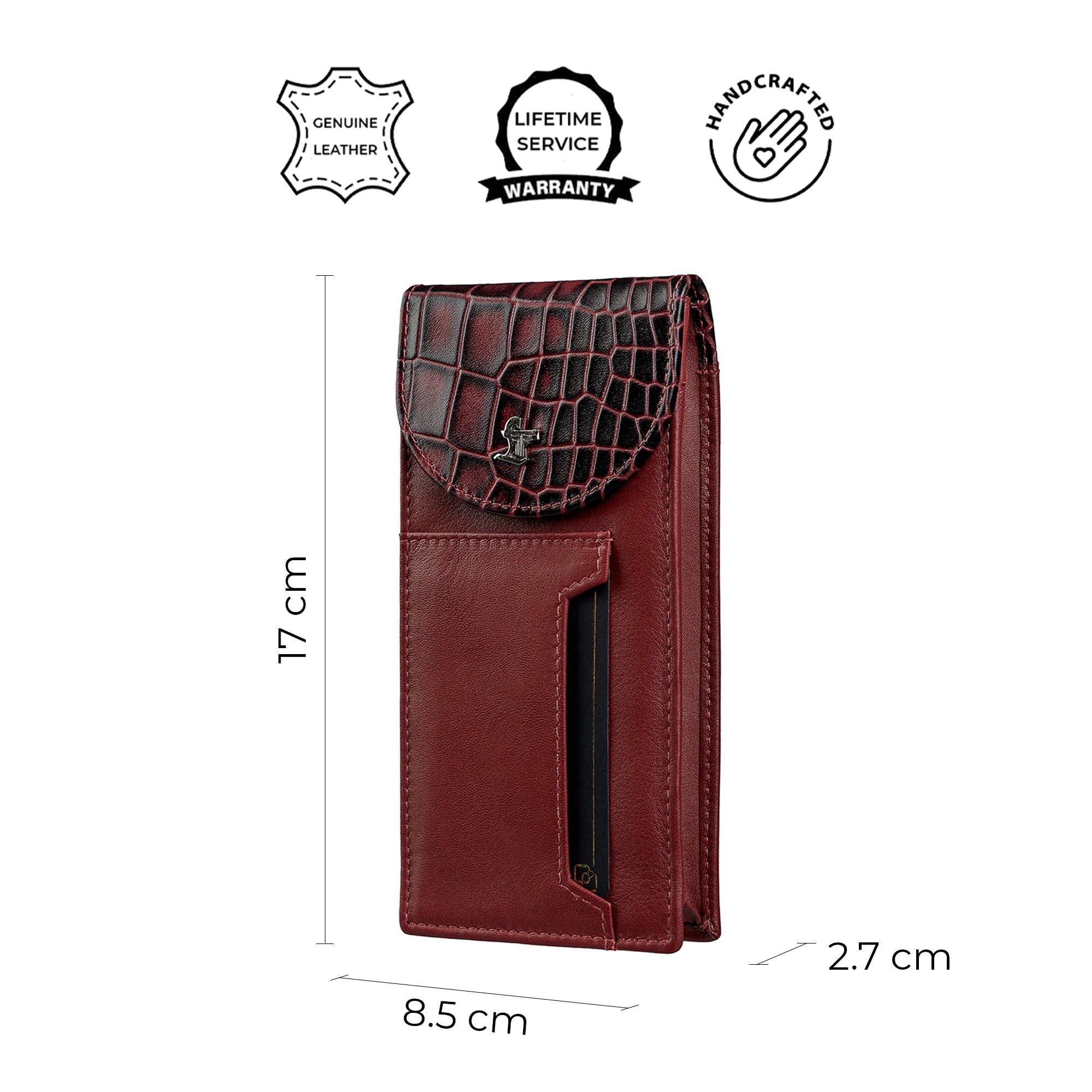 Spectacle Case | Goggle Case | Spectacle Case Leather | Color- Brown , Cherry LeatherTalks