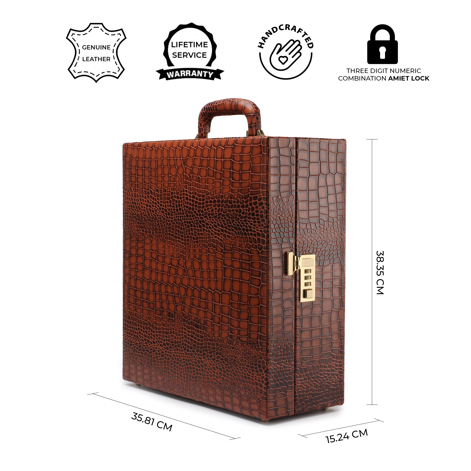 Pure leather bar box