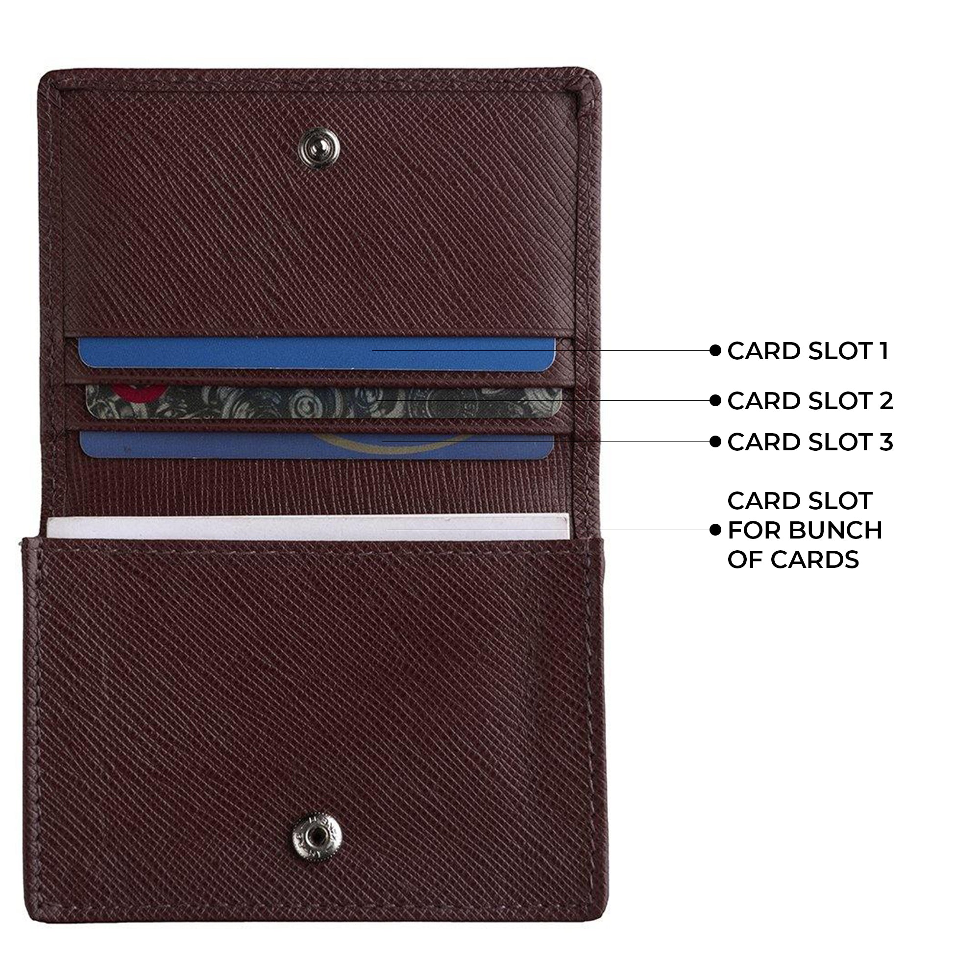 Pure leather card case