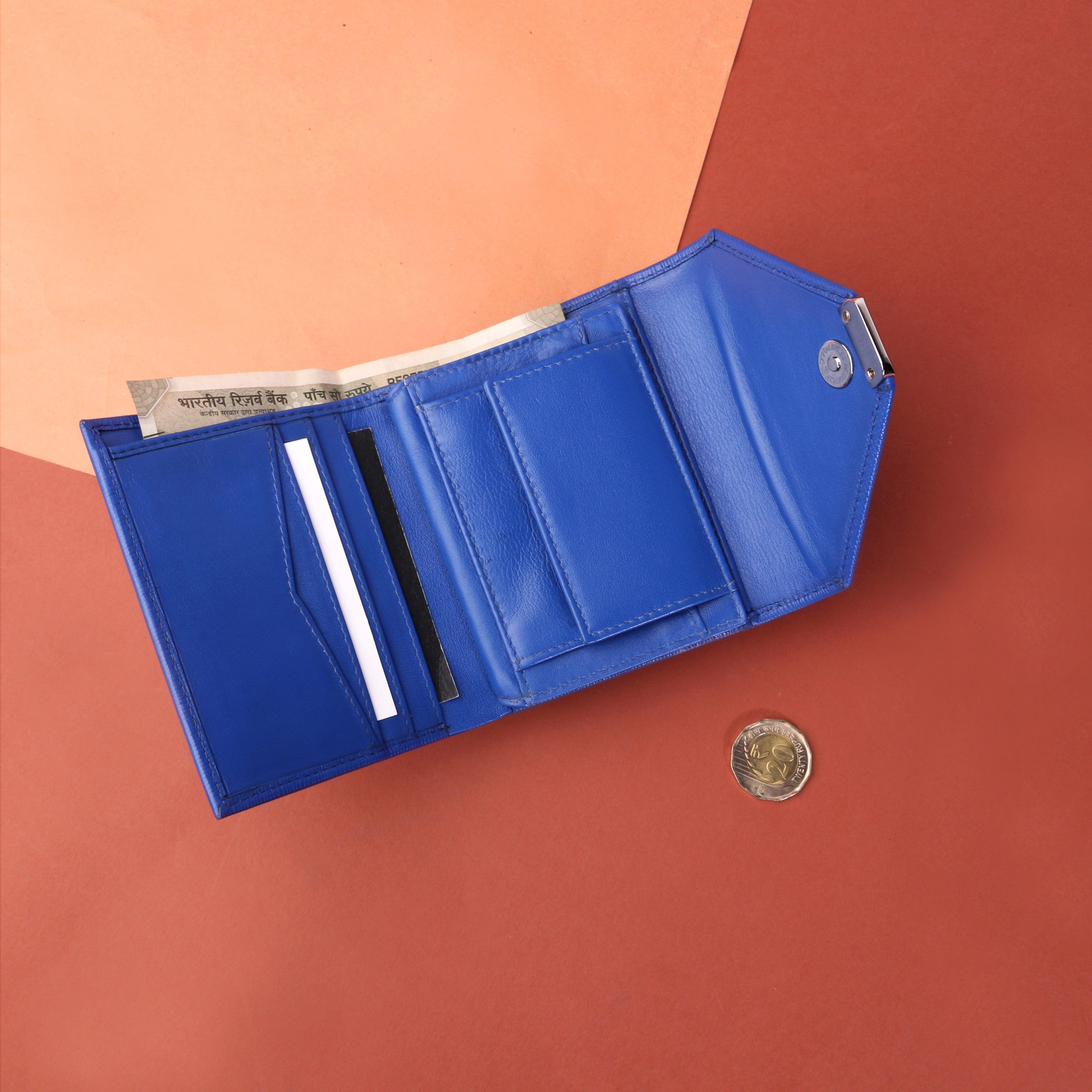 Compact Leather Wallet for Women