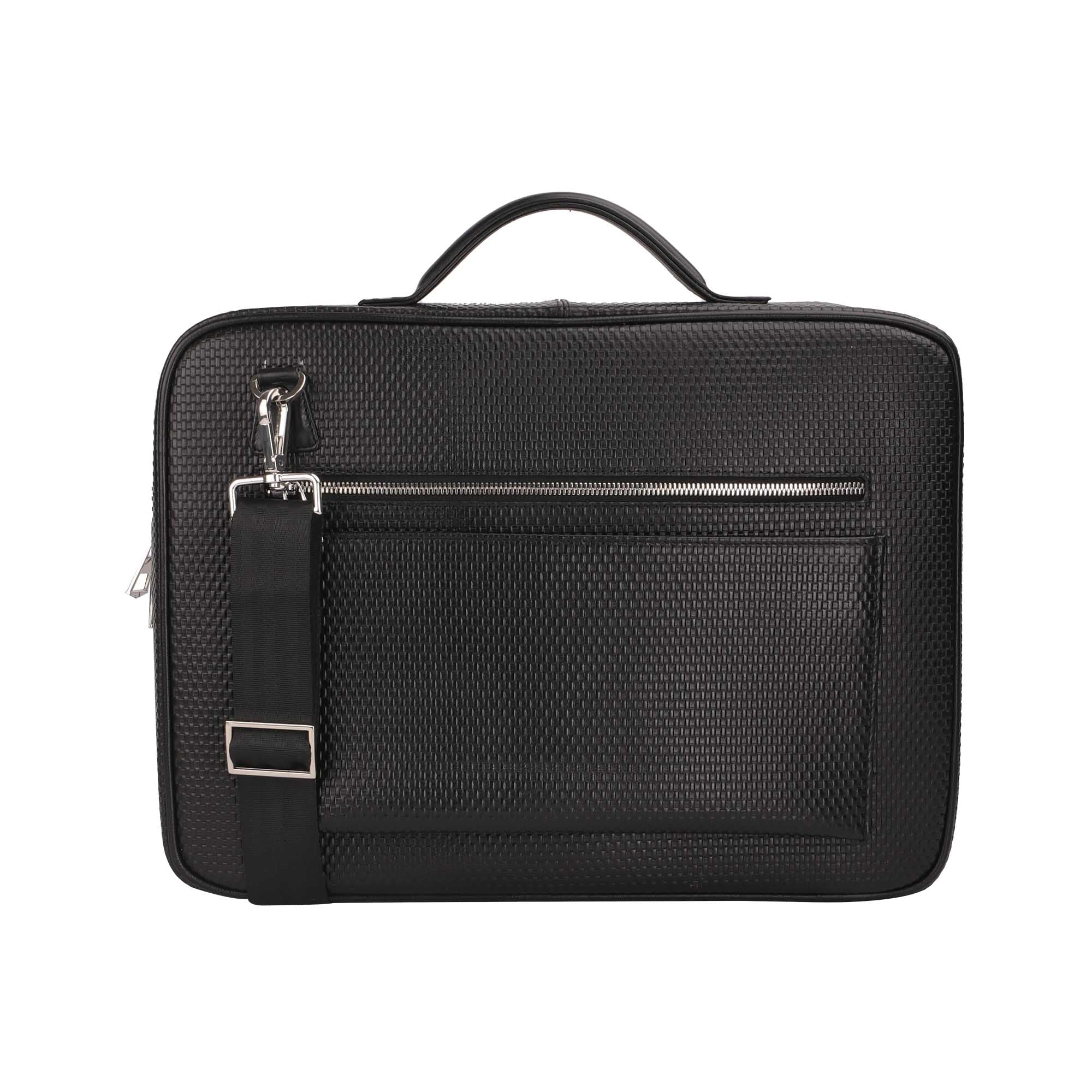 Business leather organizer bag