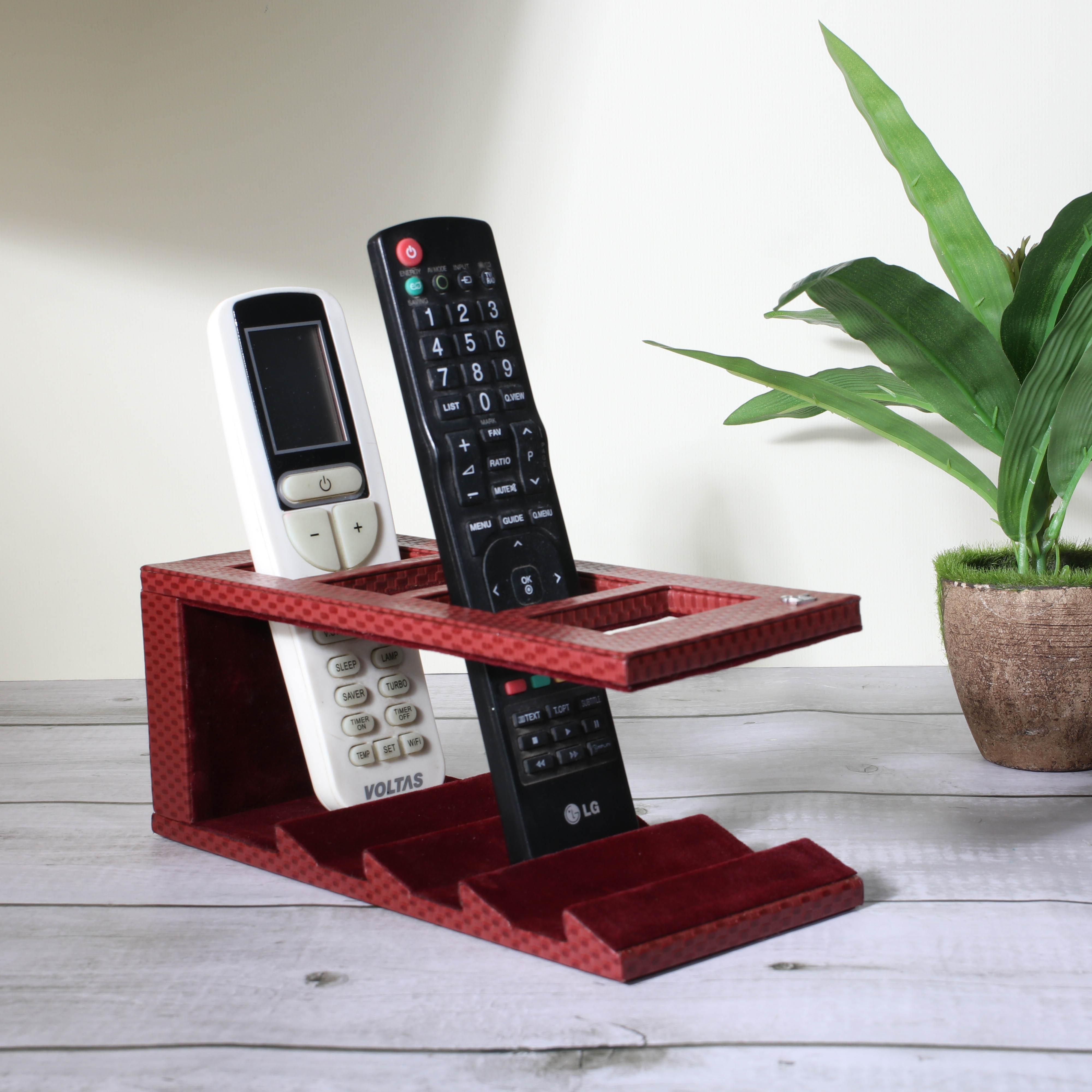 Genuine Leather Remote Companion | Color: Brown