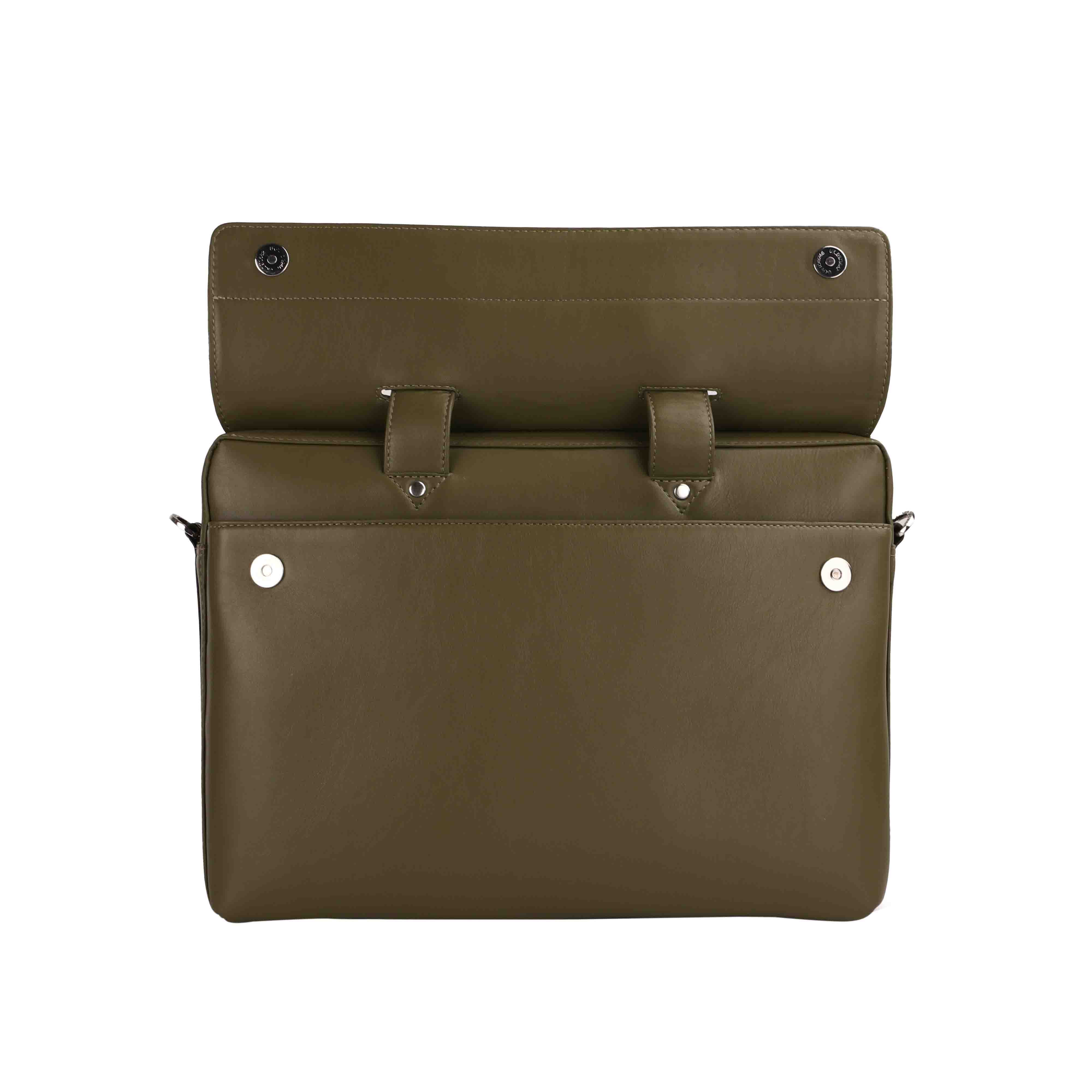 premium leather laptop bag