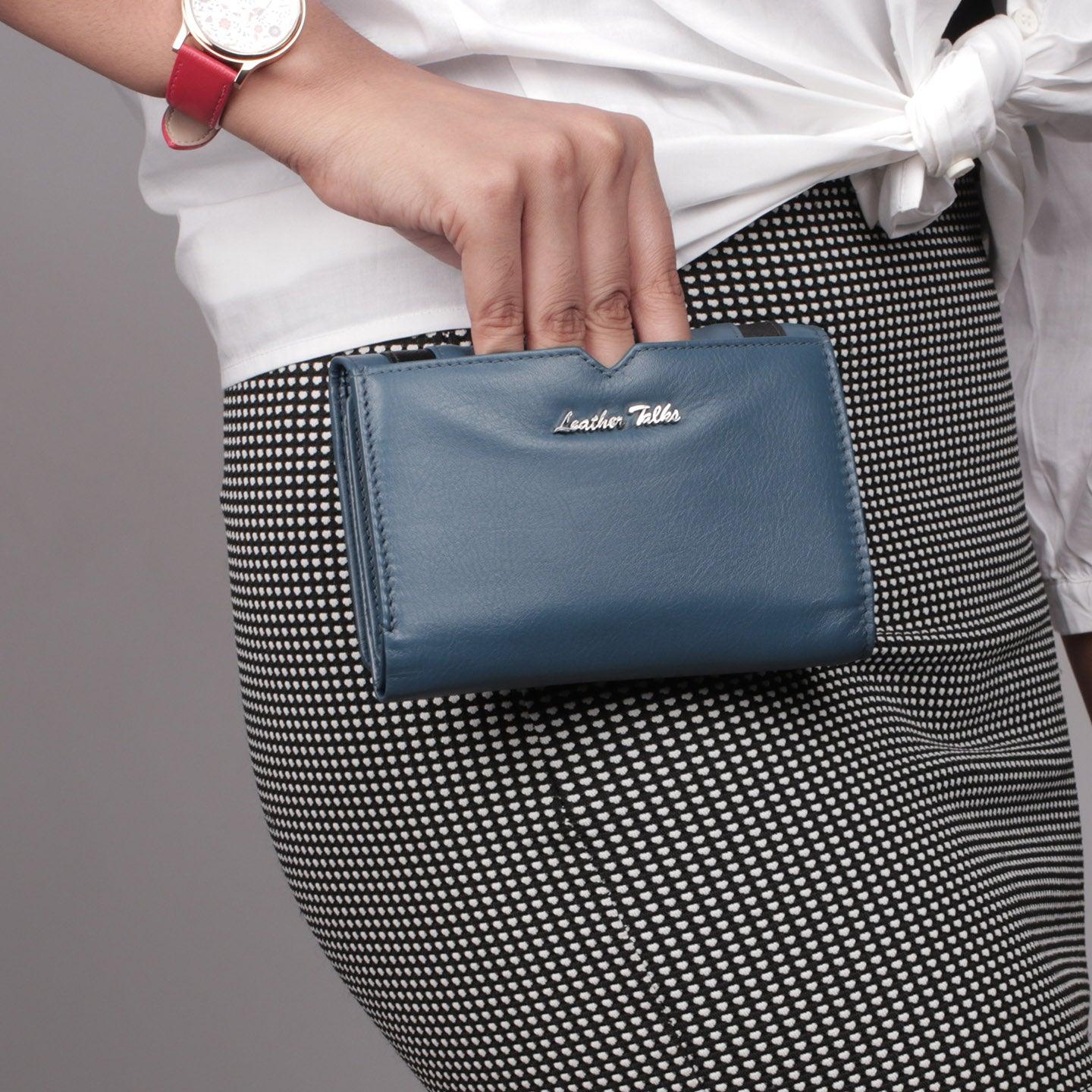 Genuine leather wallet for women