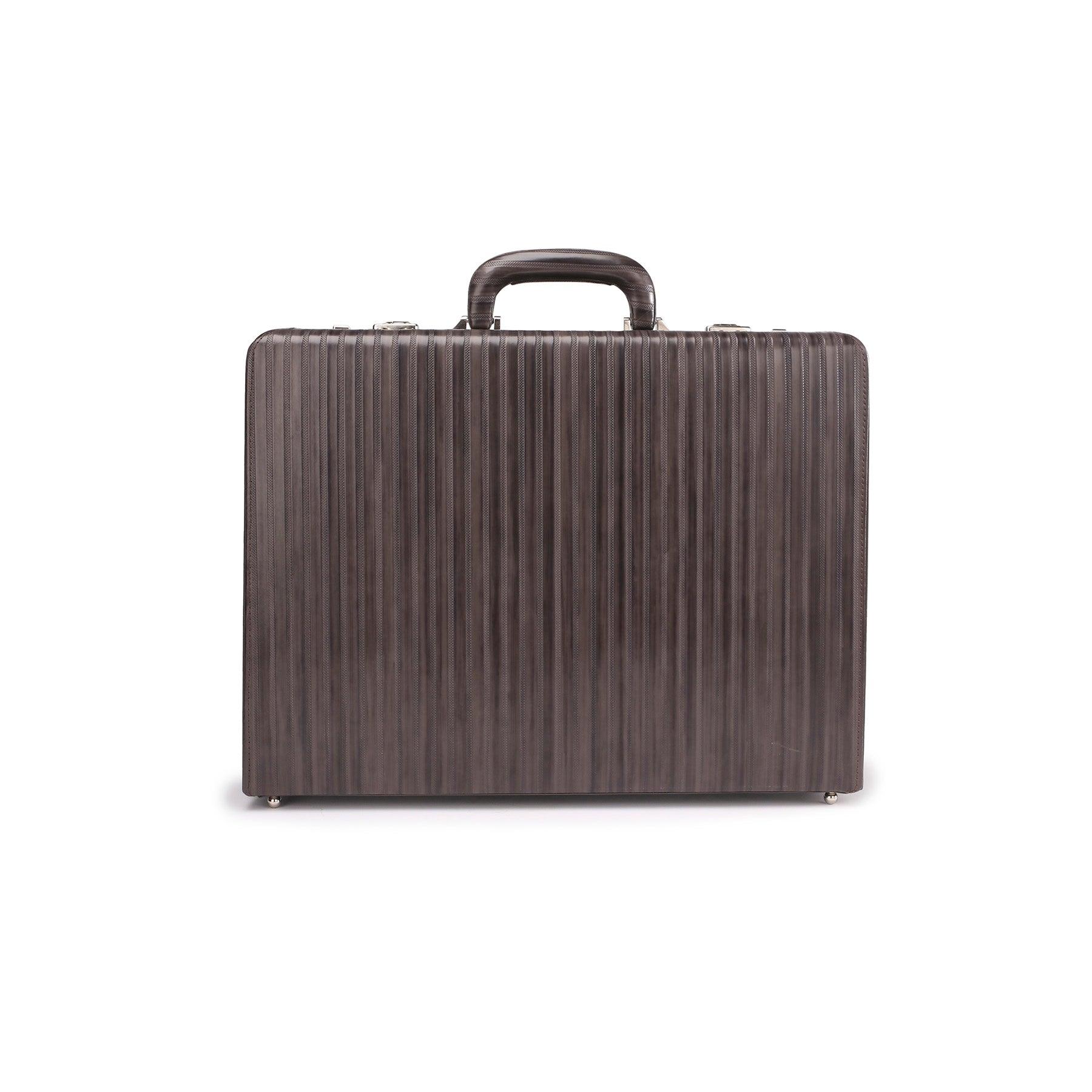 Luxury Leather Attache Case Briefcase - Leather Talks