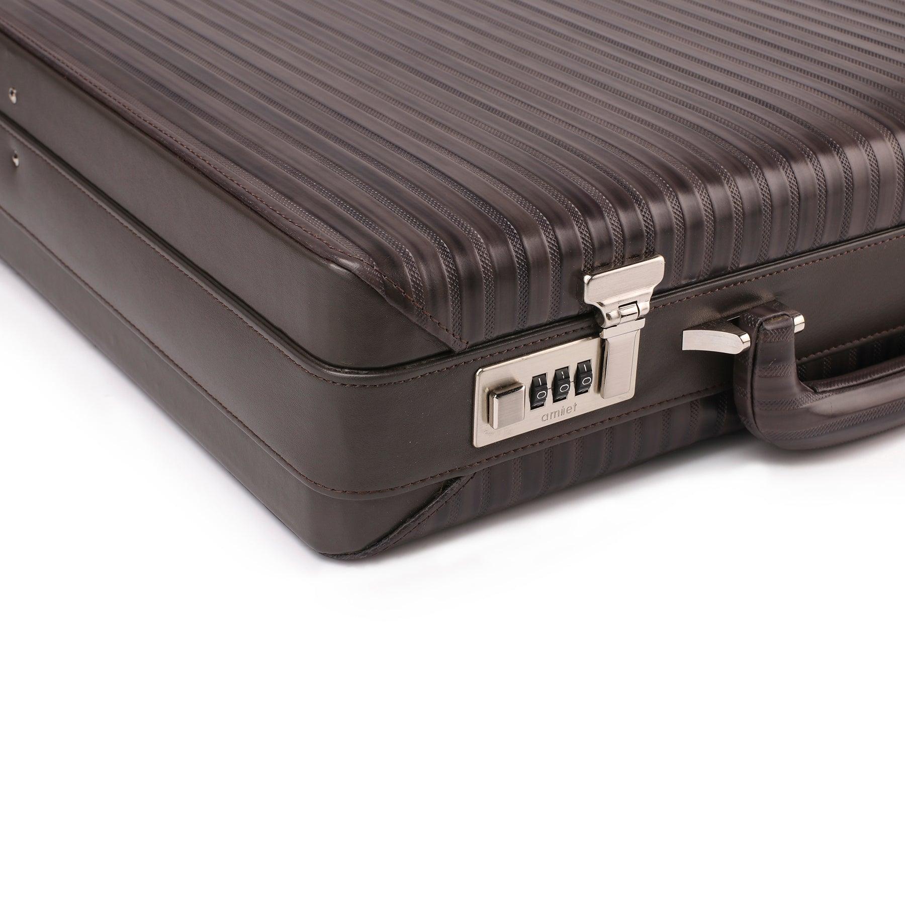 Mens Leather Attache Case Briefcase - Leather Talks