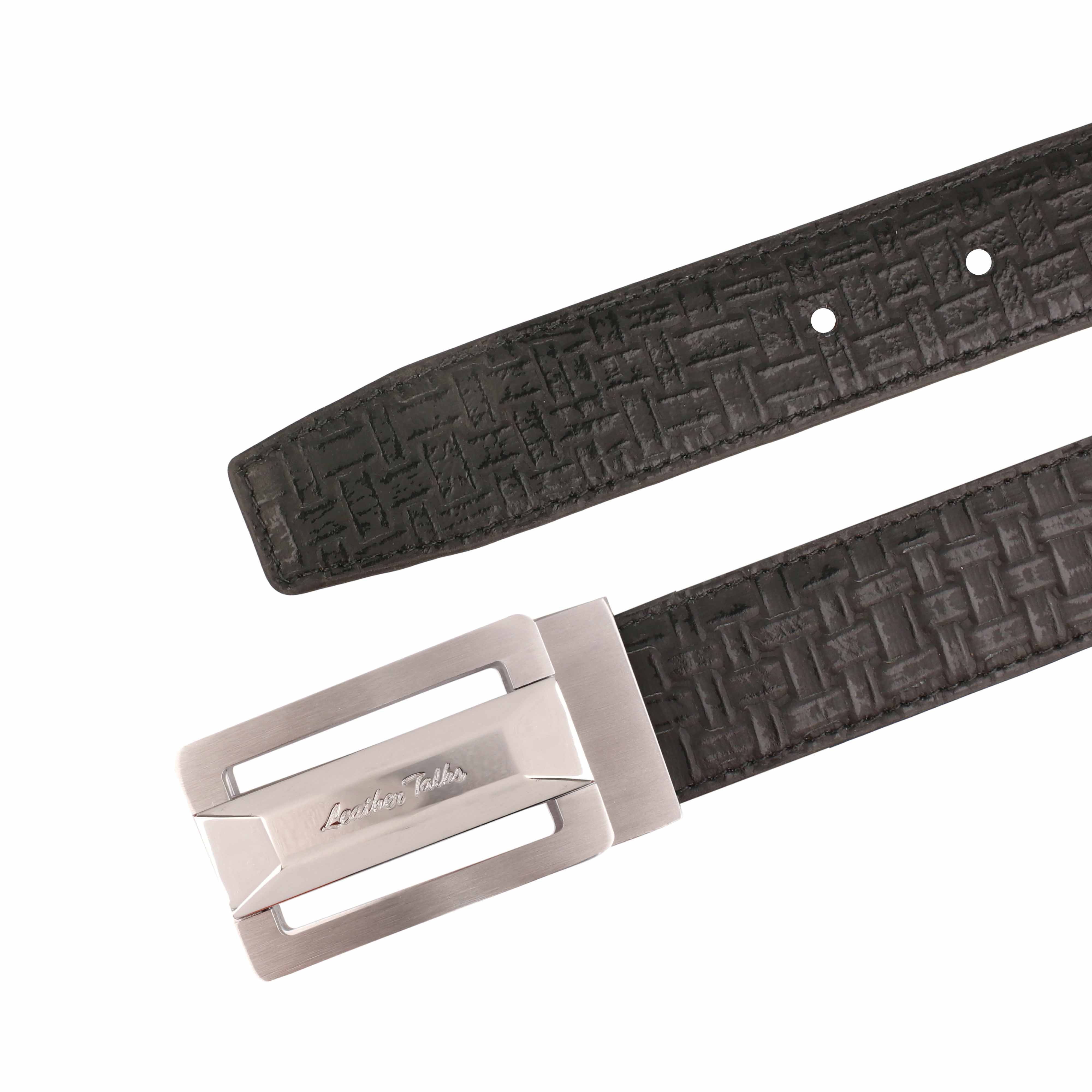 Men's luxury leather belt