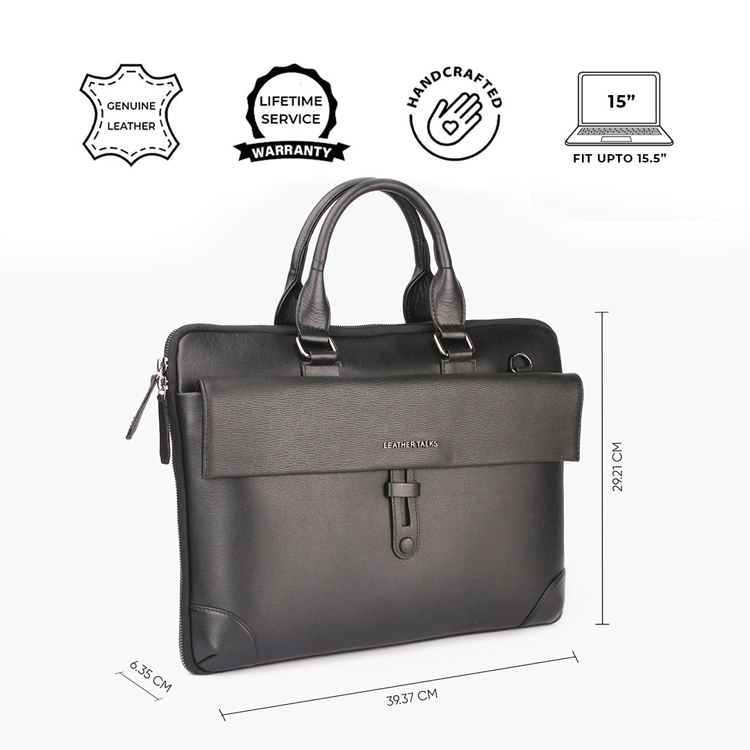 Italian Sufiano Print Loop II Laptop Bag Leather Talks