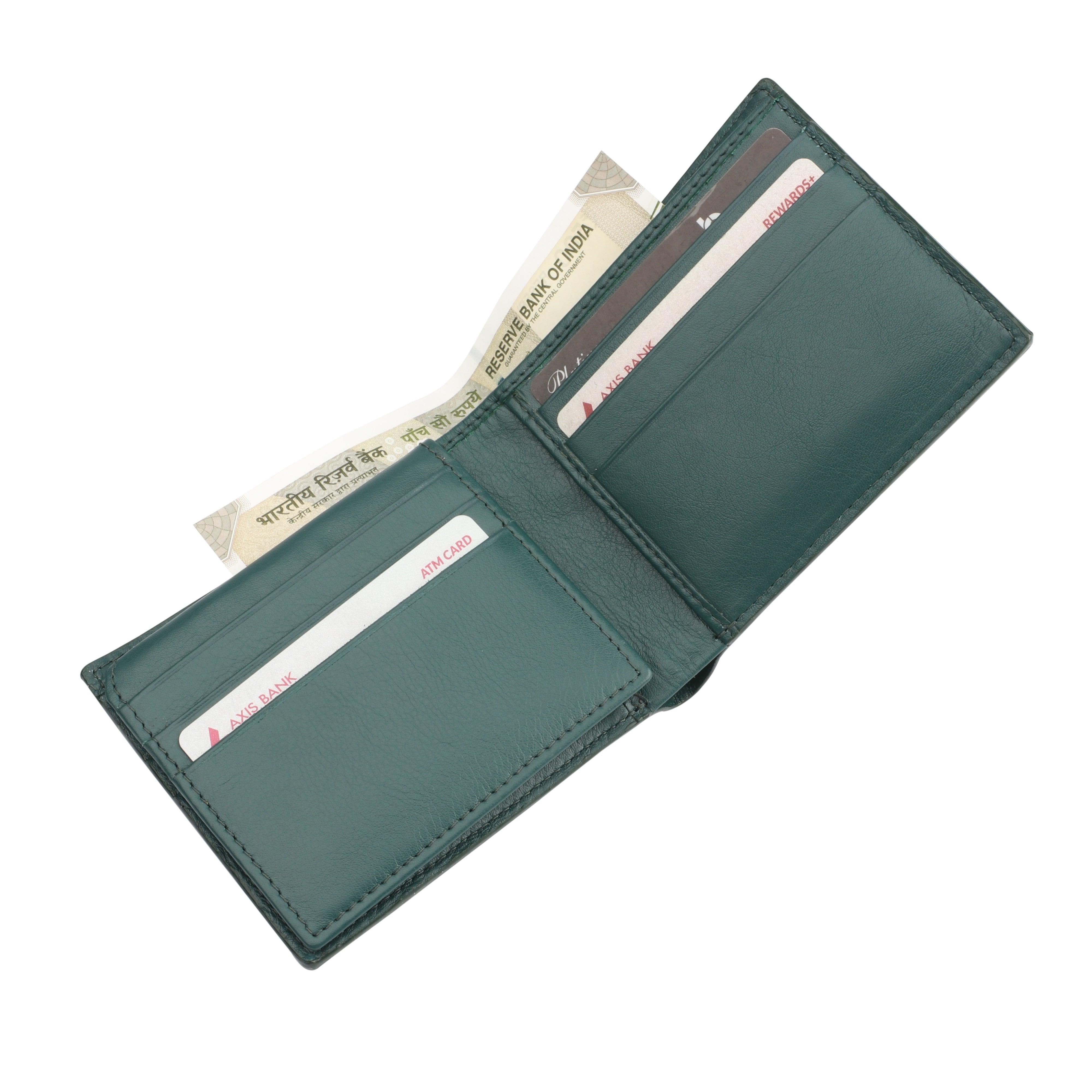 Great Dane | Pure Leather | Folio Bag, Wallet & Belt Combo Set for Men | Color : Olive Green