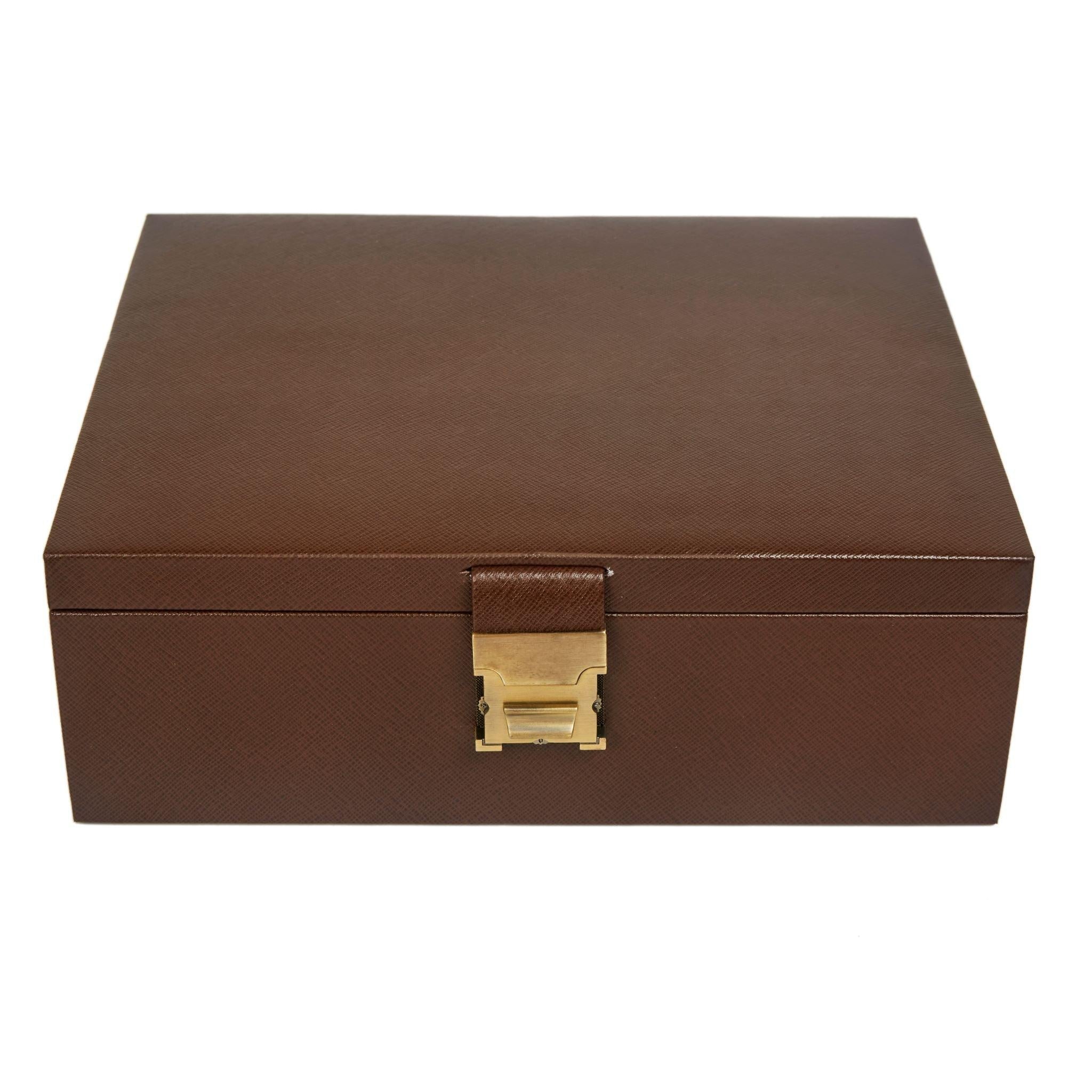 Royce Double Tray Jewellery Box - Leather Talks