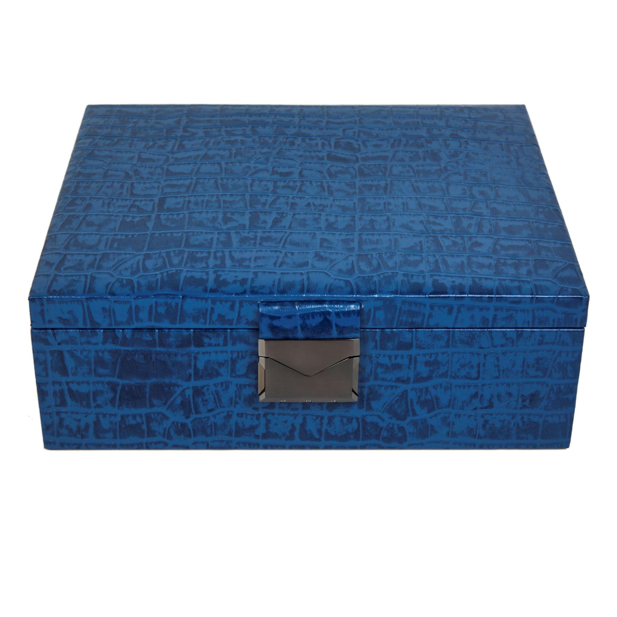Royce Double Tray Jewellery Box - Leather Talks