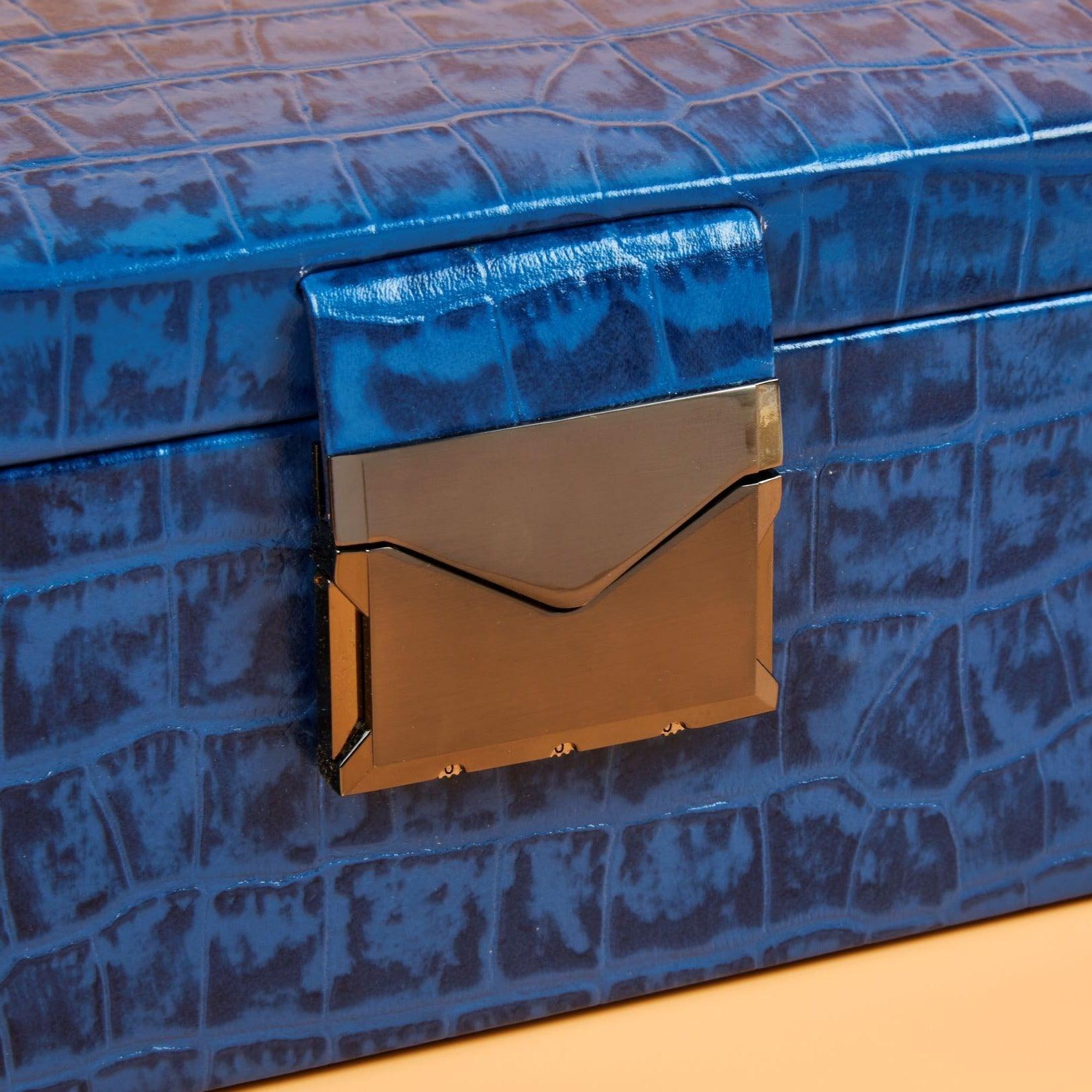 Royce Double Tray Jewellery Box - Leather Talks