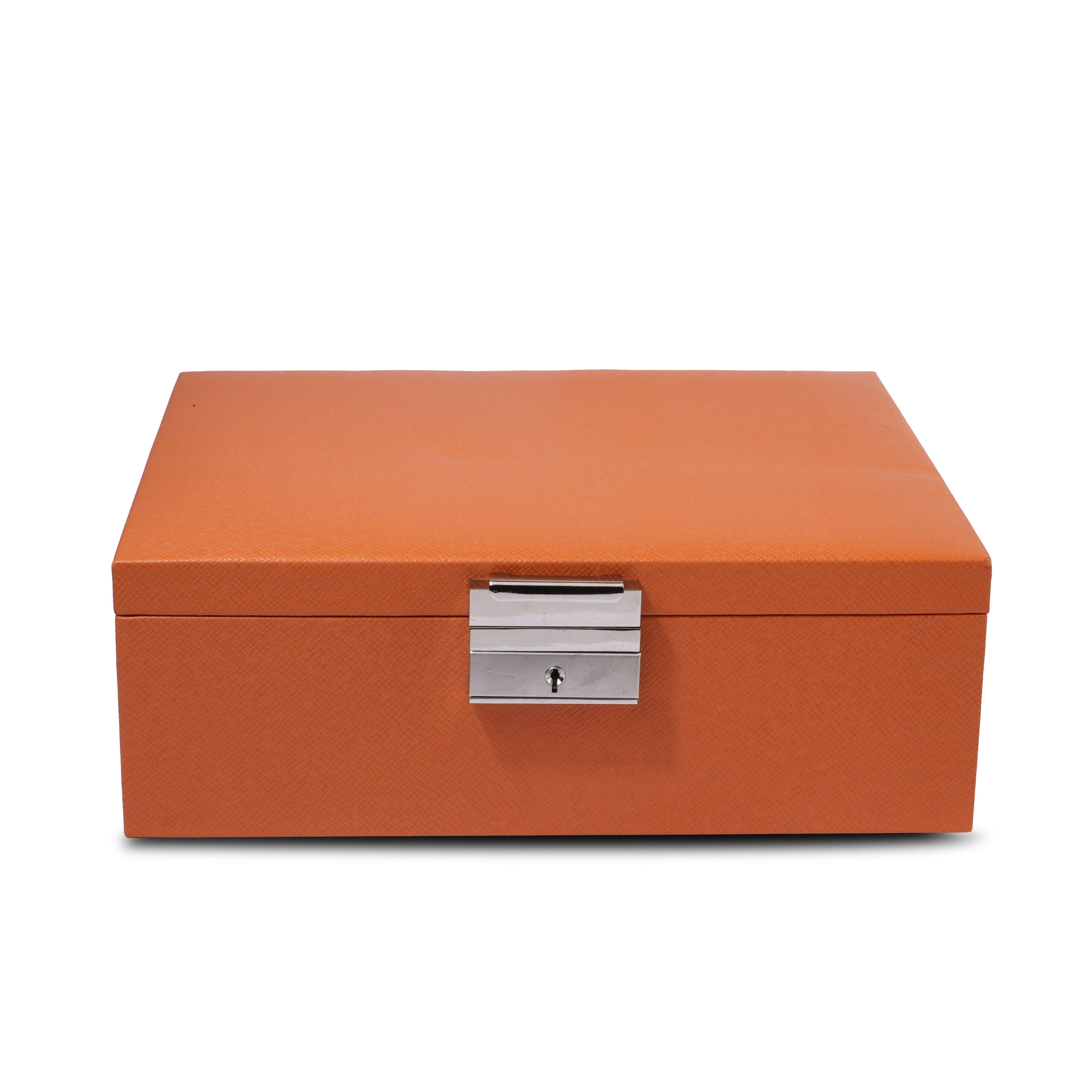 Royce Double Tray Jewellery Box - Leather Talks