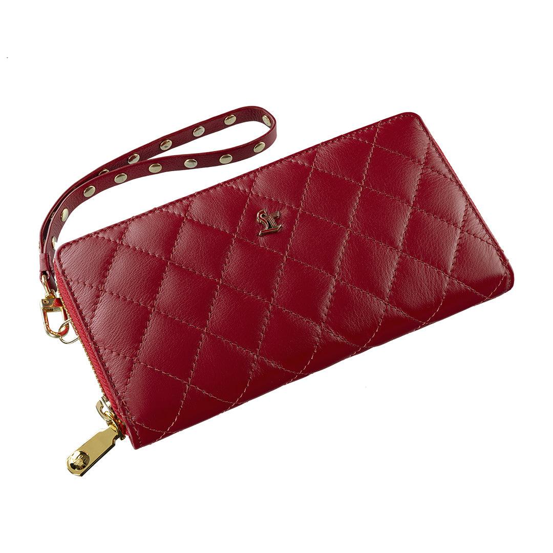 Luxury leather wallet for women