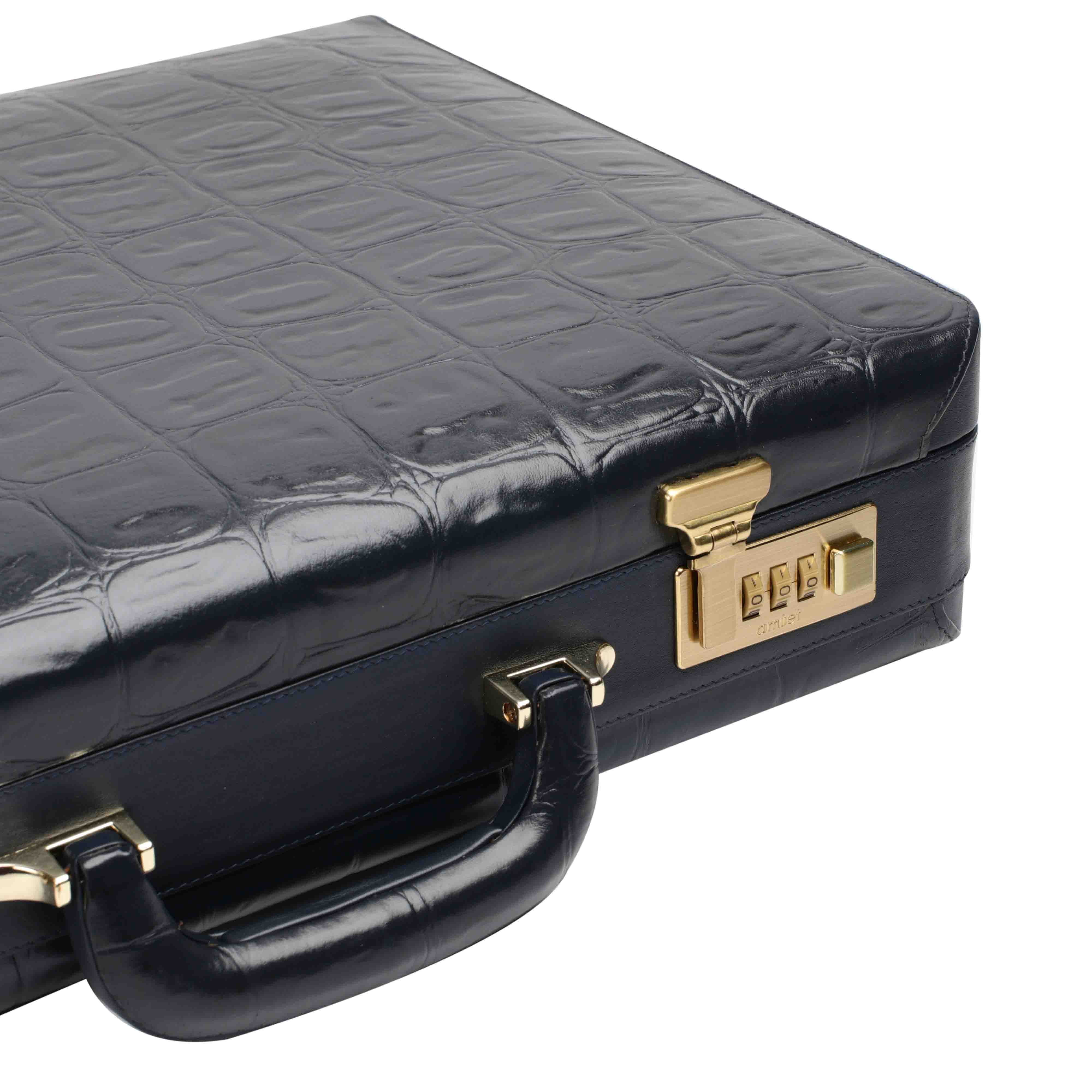 Mens Leather Attache Case