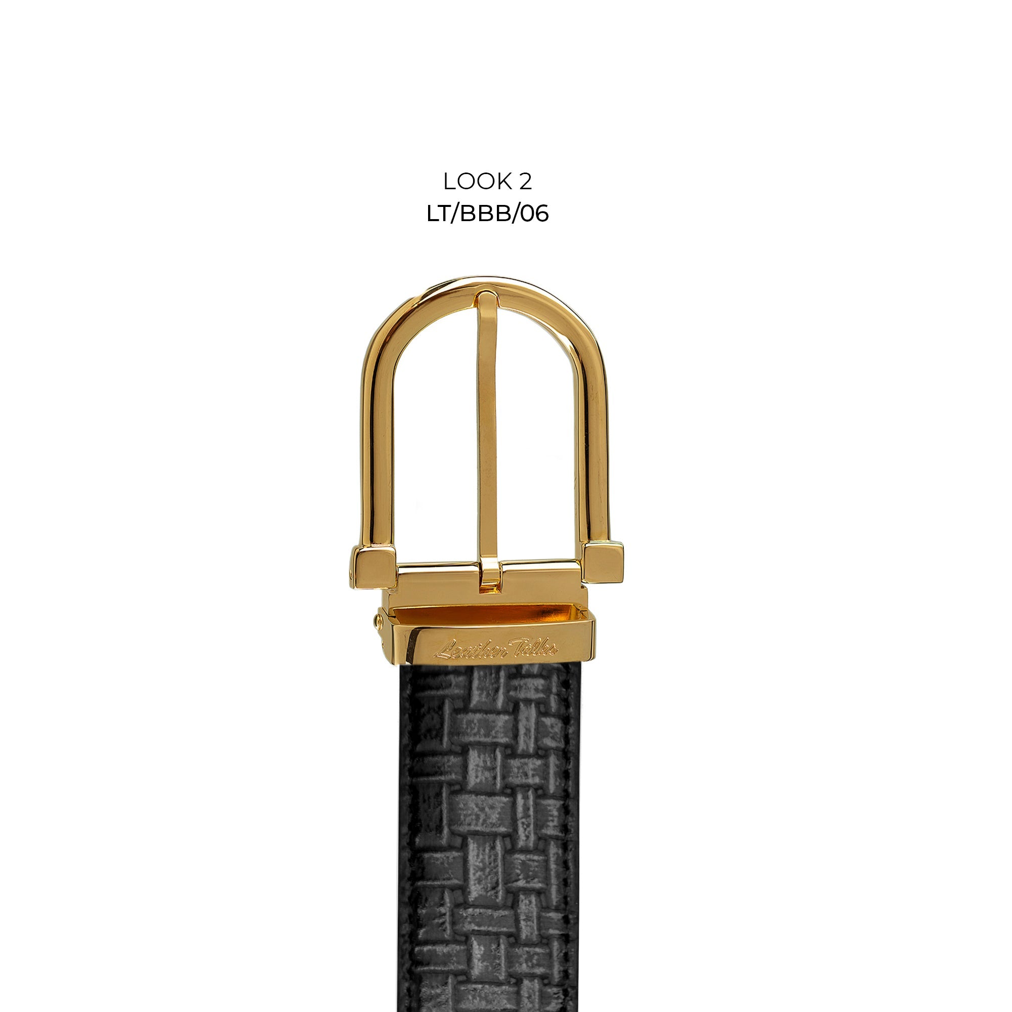 Men's leather dress belts