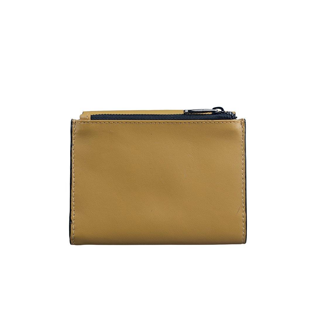 Summer II | Leather Wallet for Women | 100% Genuine Leather | Color: Yellow