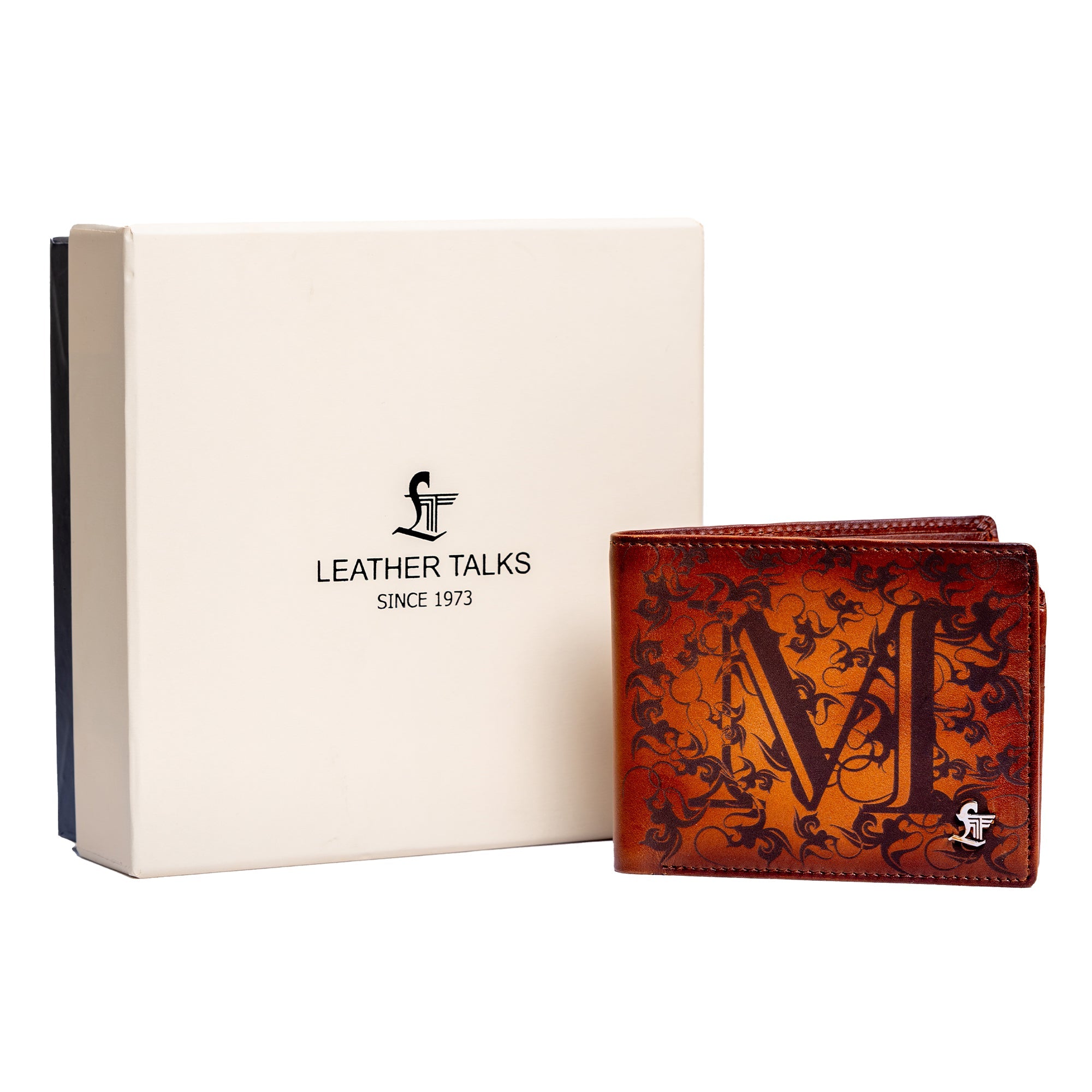 Alphabet Wallet for Men | Best Premium Brown Leather Talks