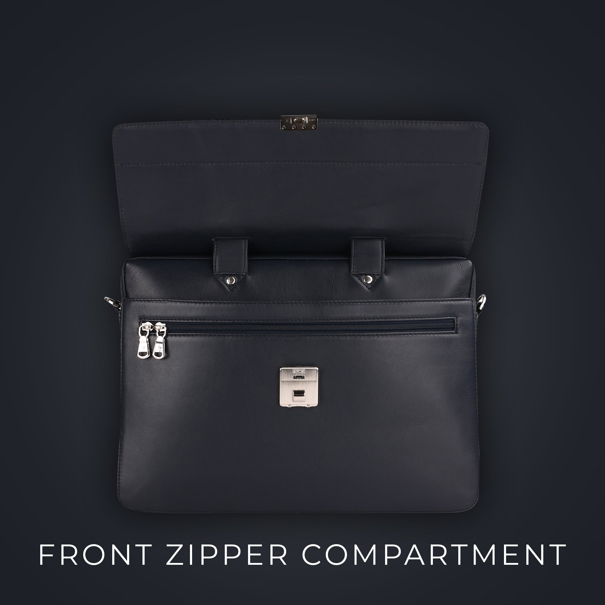 premium leather laptop bag