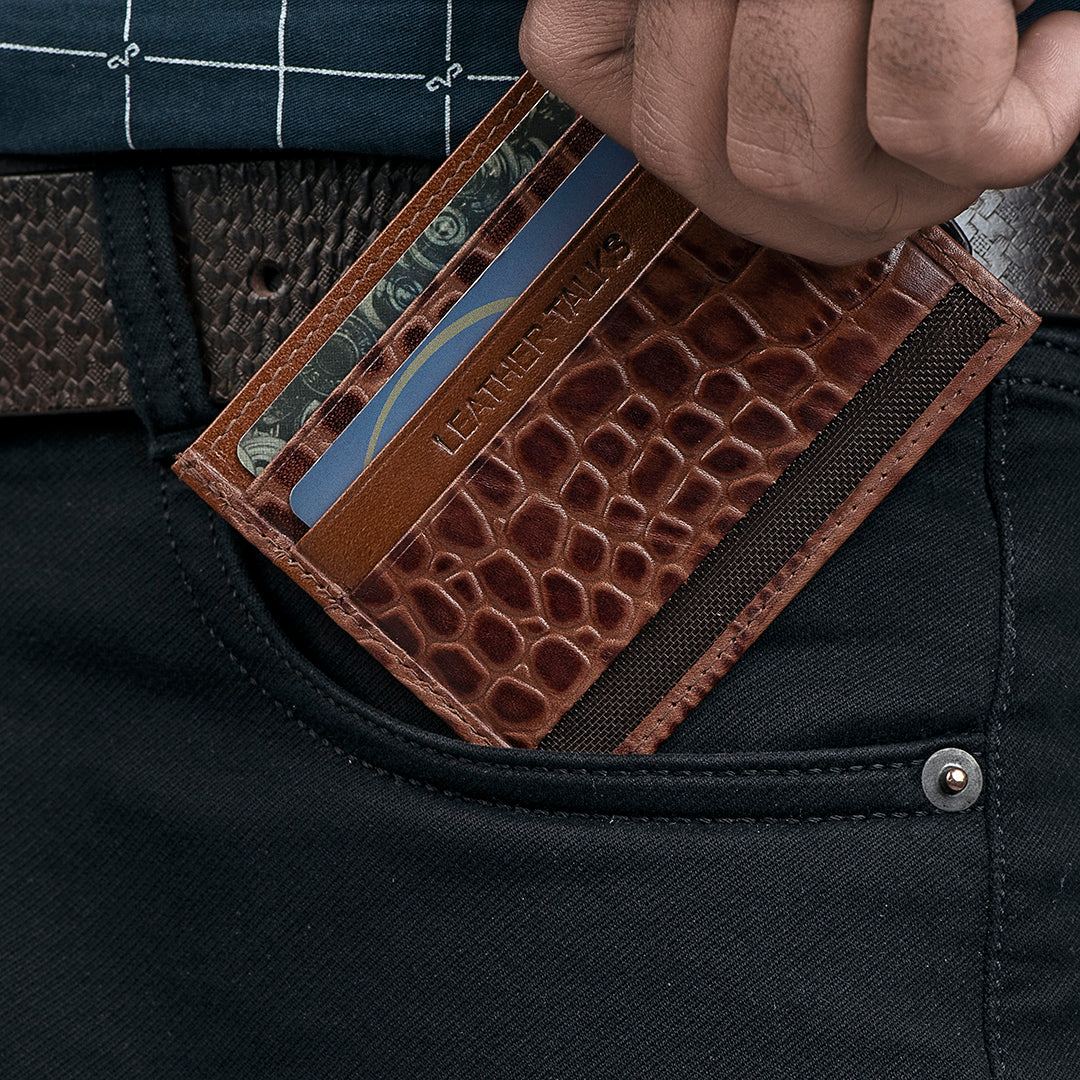 A slim, compact wallet design