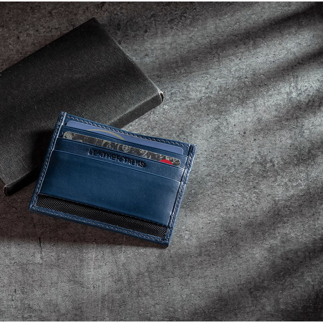 Genuine leather card holder