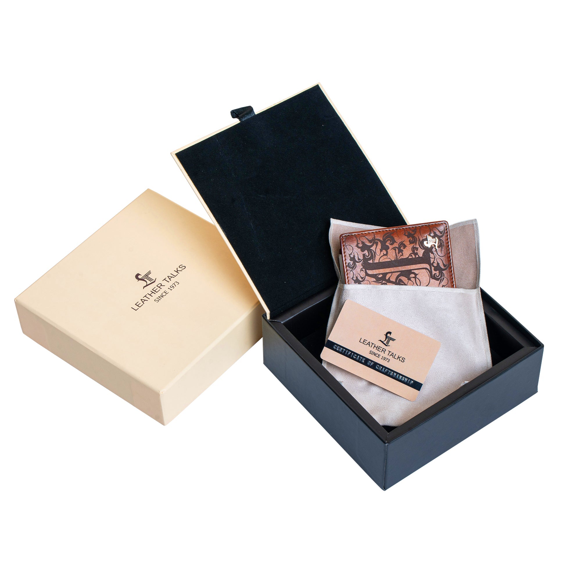 Alphabet Wallet for Men | Leather Talks premium packaging