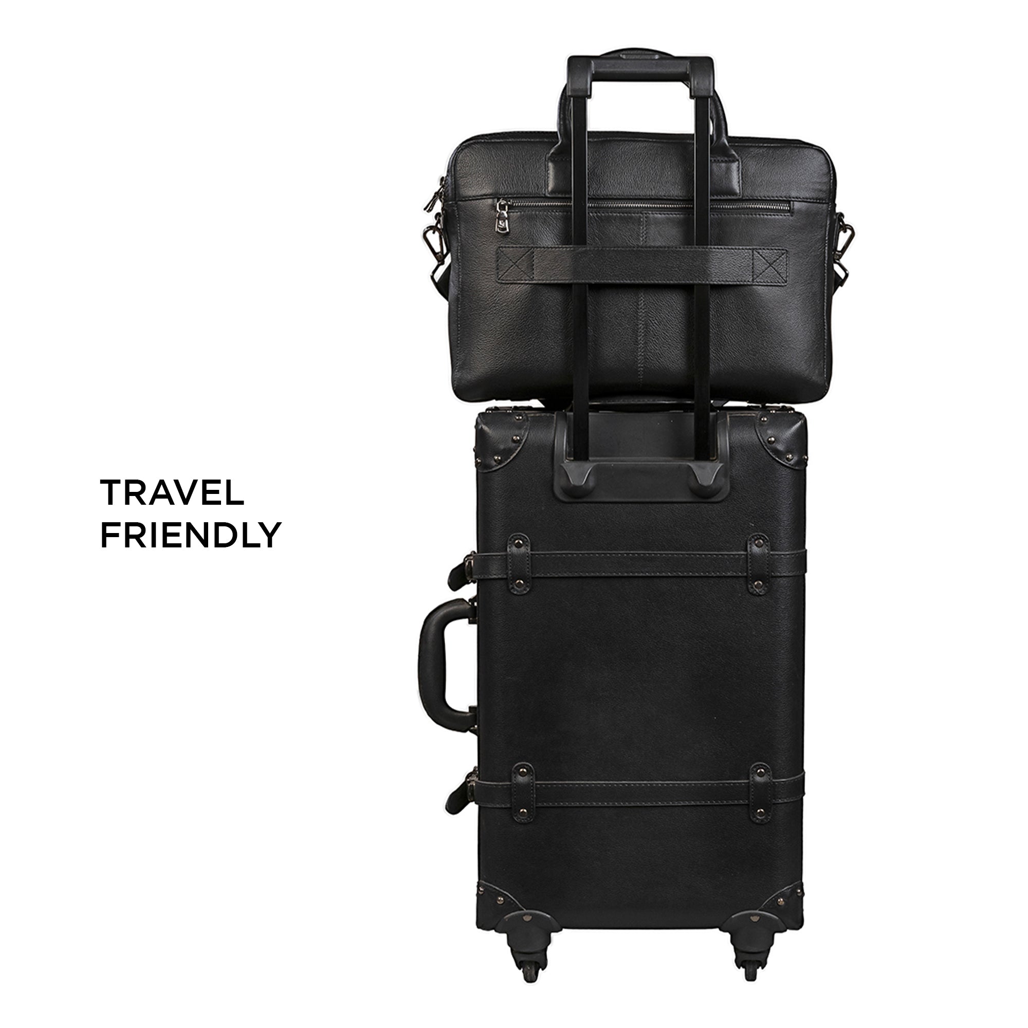 Austin Premium Travel-Friendly Leather Laptop Bag | Leather Talks Leather Talks