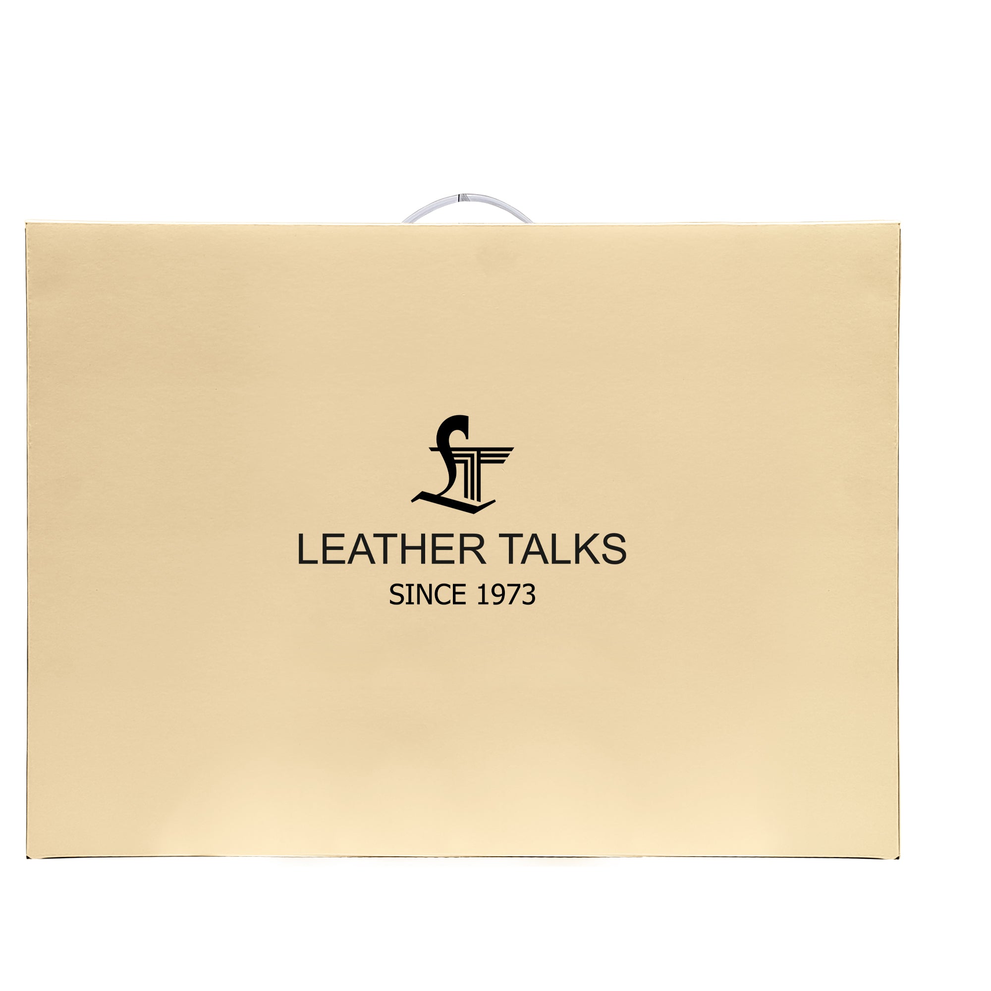 Luxury leather laptop bag for men