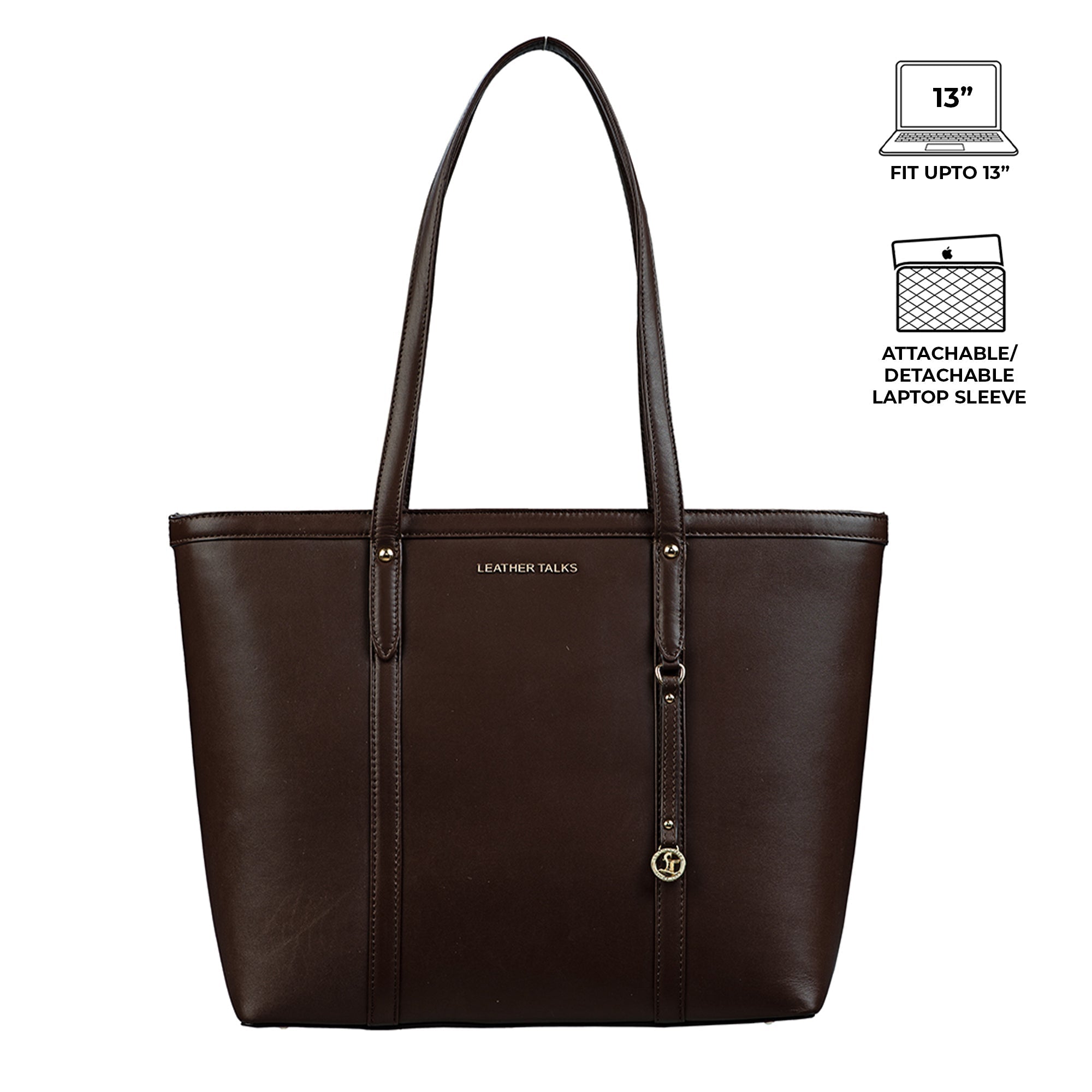 Elegant Tote Bag For Woman |Genuine Leather Handbag for Ladies | Ideal For Office & Travel Leather Talks